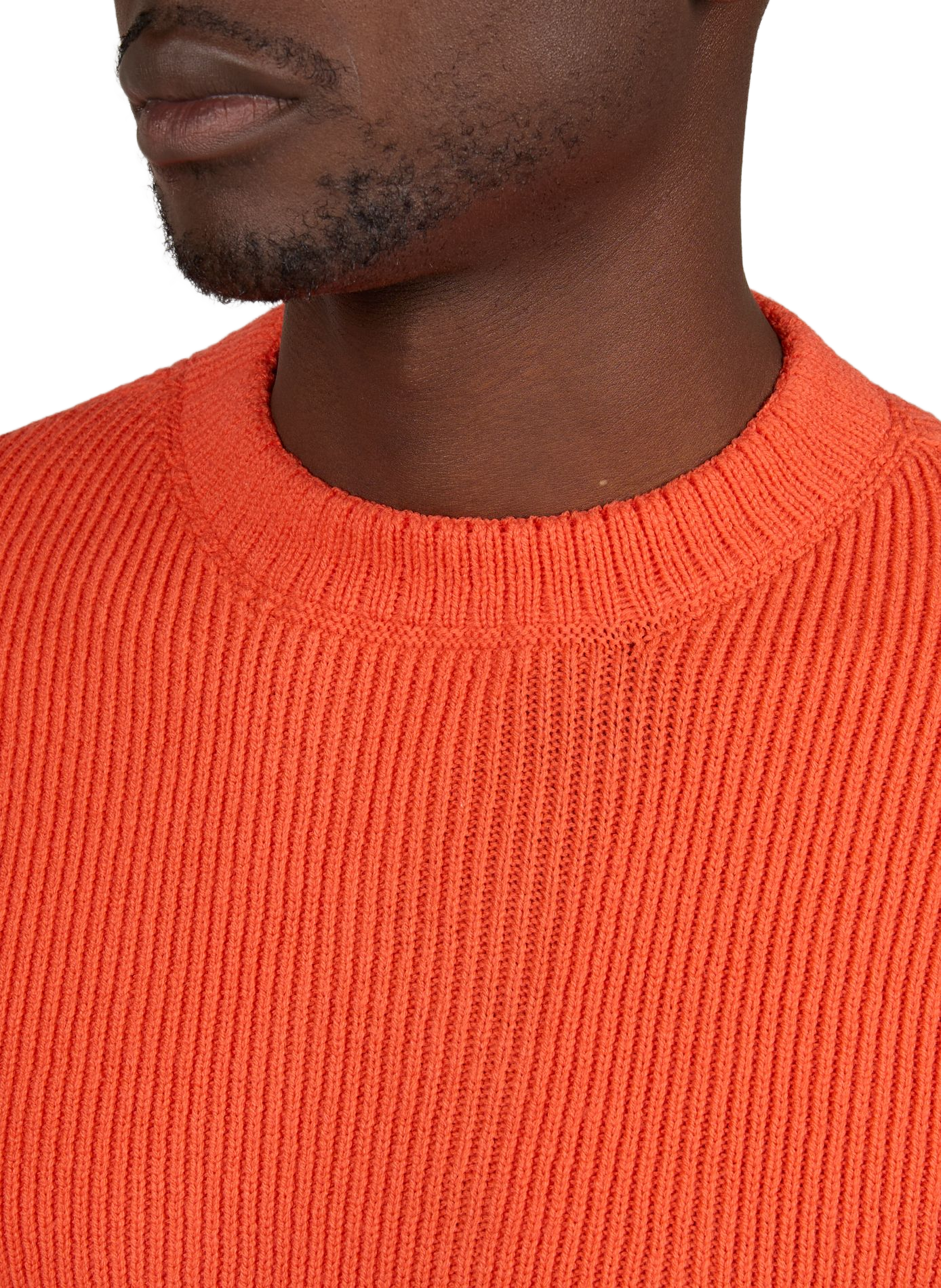 Round-neck wool jumper CÉZEMBRE Orange