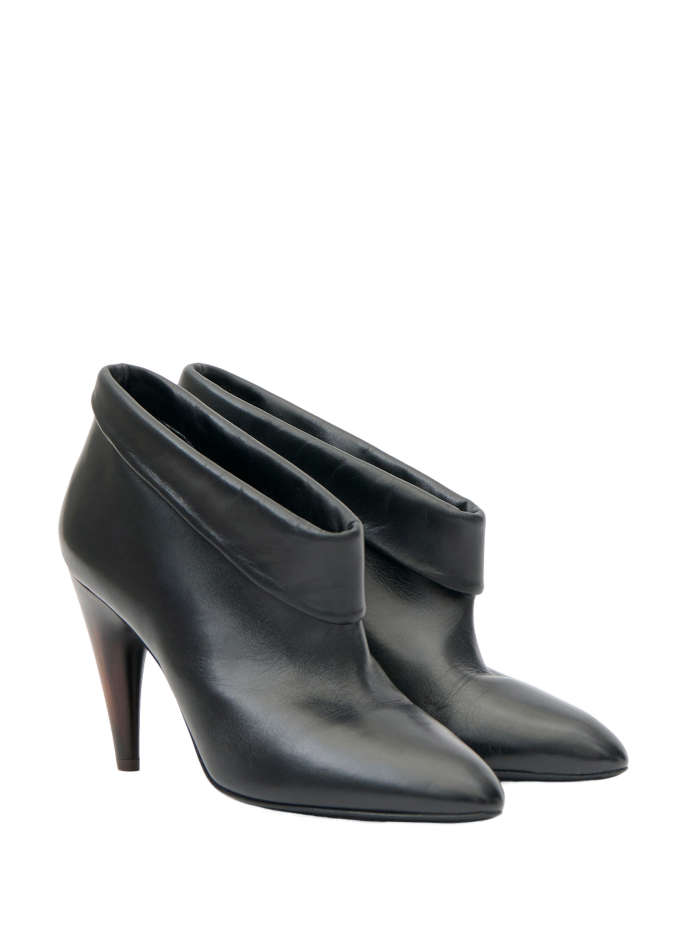 JANELA Stiefeletten mit Absatz aus Leder ISABEL MARANT Schwarz