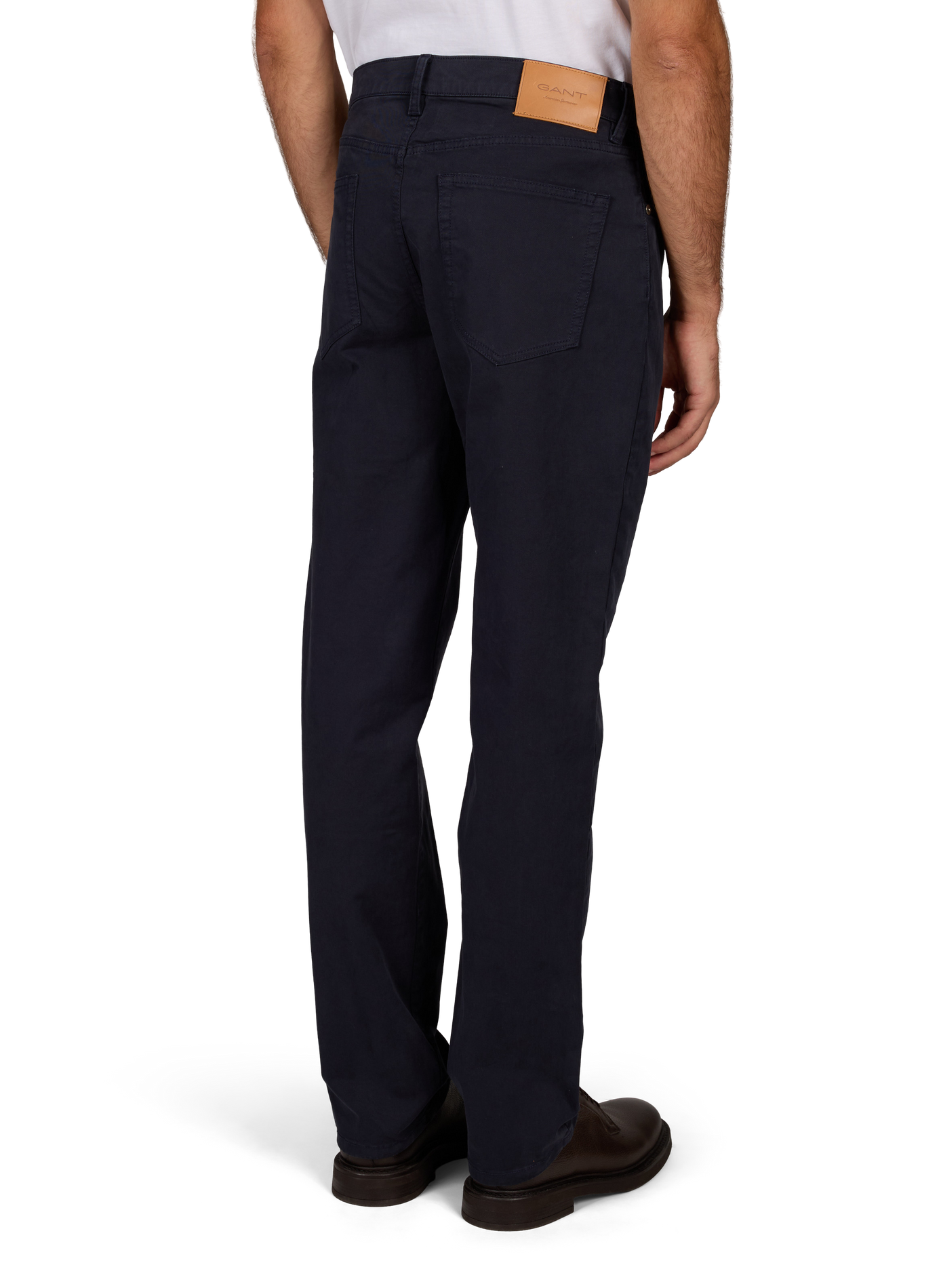 Rechte effen jeans GANT Blauw