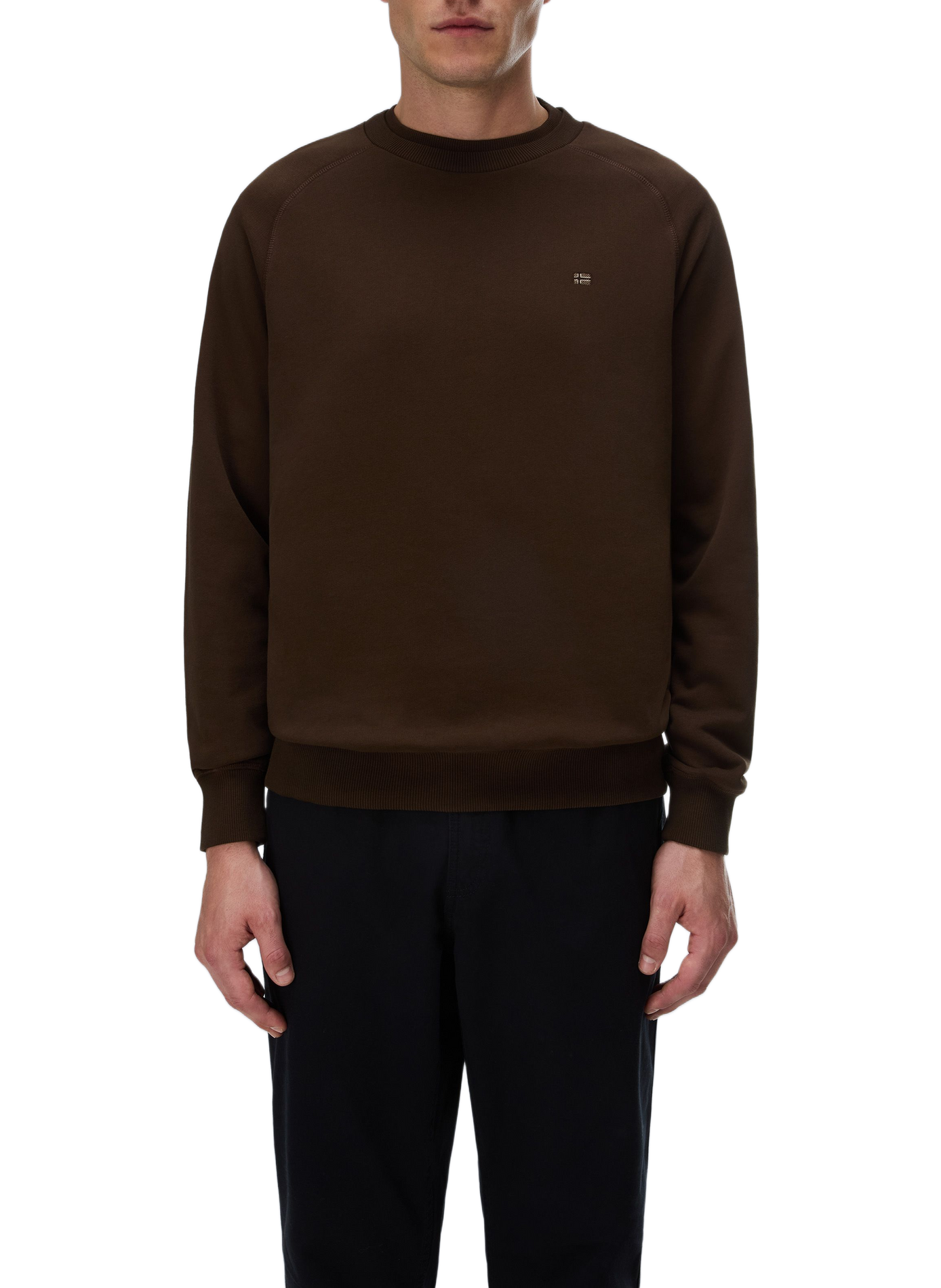 Cotton sweatshirt NAPAPIJRI Brown