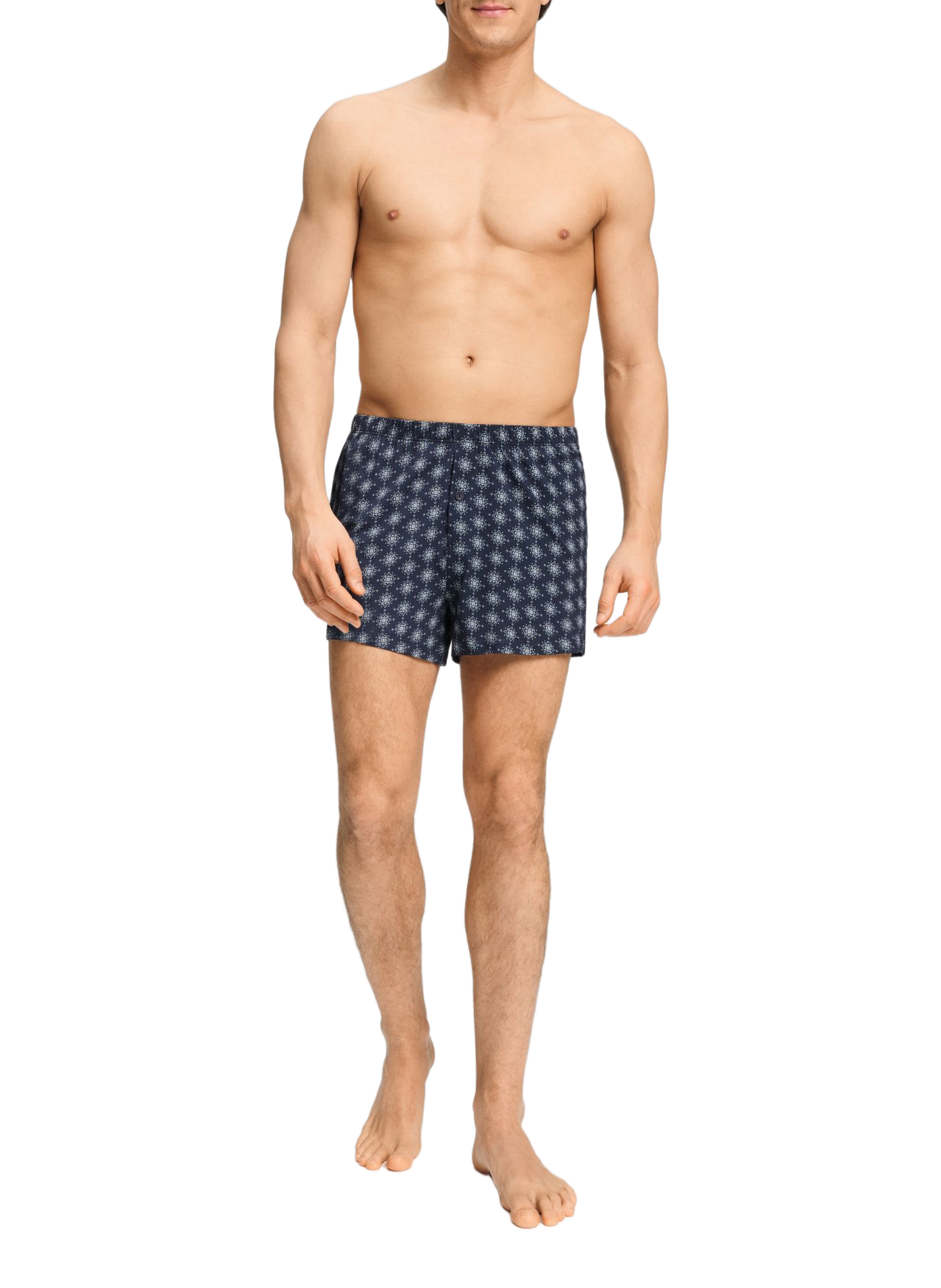 COT SPORTY Boxershorts mit Print aus Baumwollmischung HANRO Blau