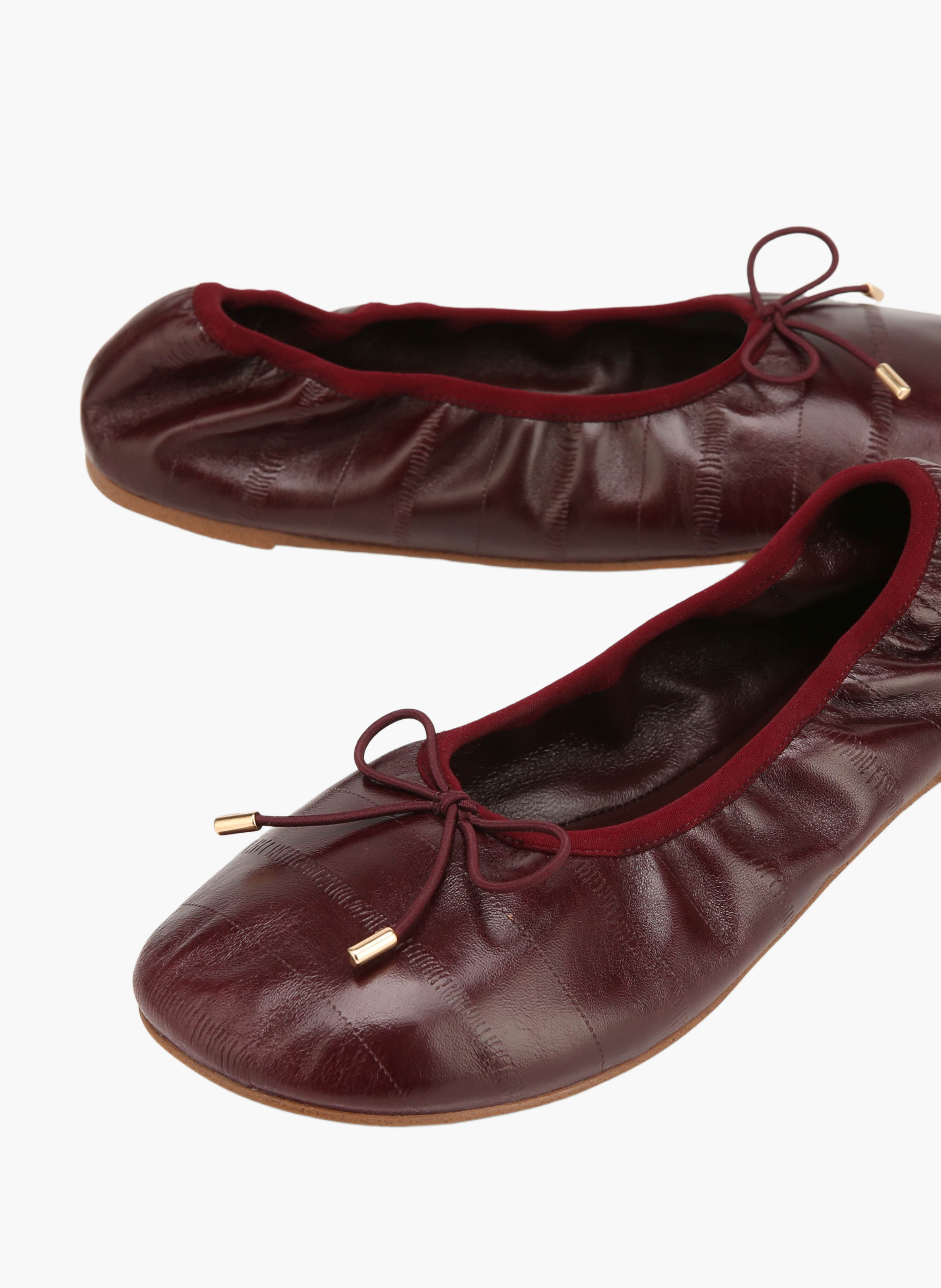 Scrunch-ballerina's van palingleren NAKED WOLFE Rood