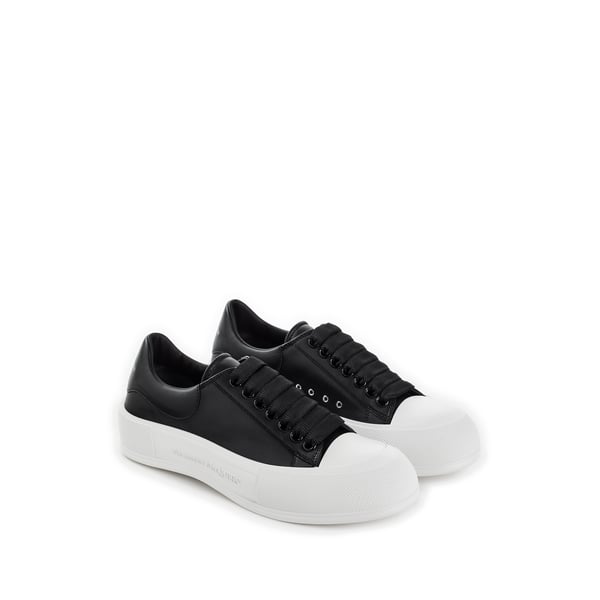 Baskets Deck en cuir