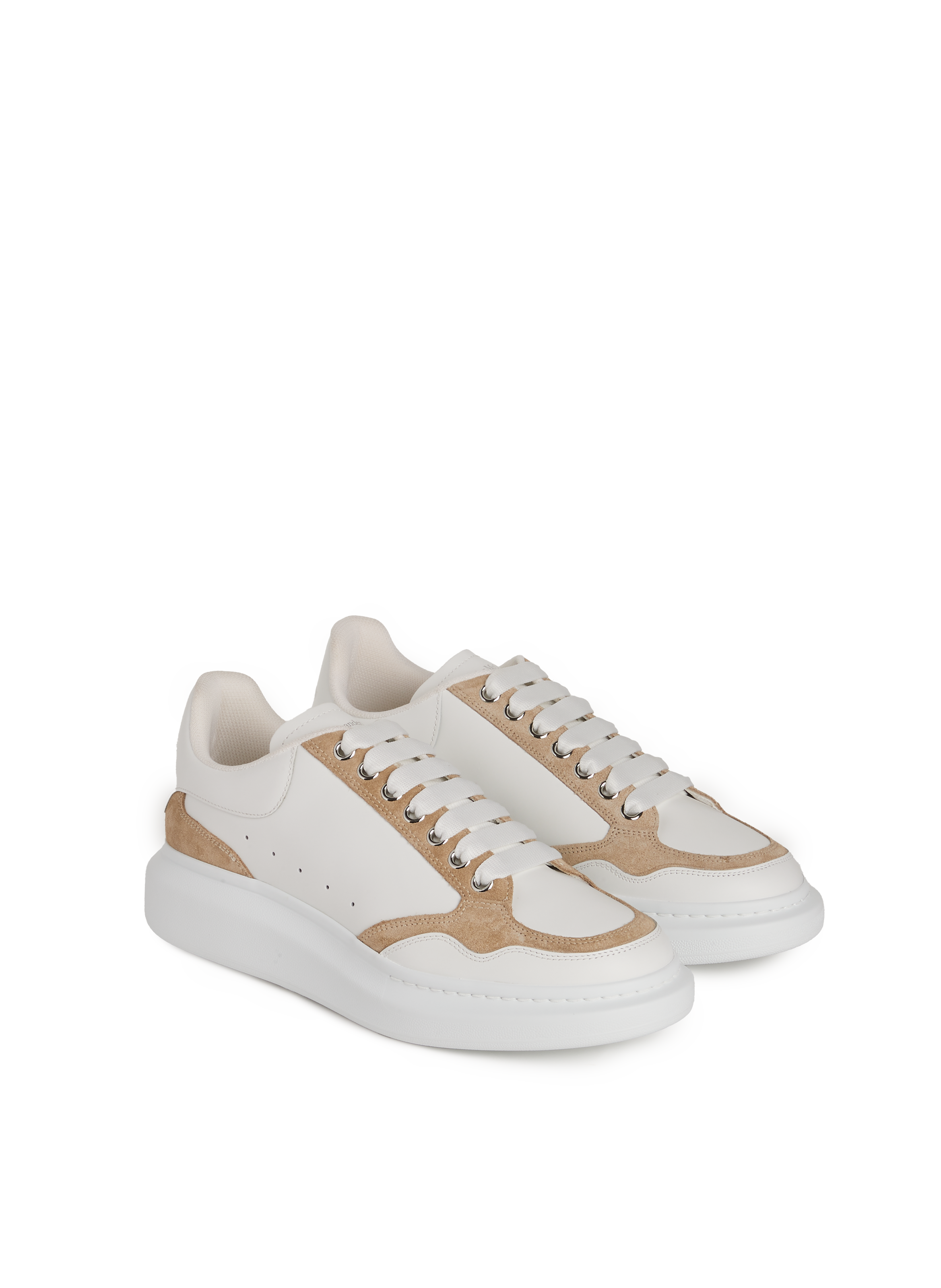 Baskets oversize en cuir