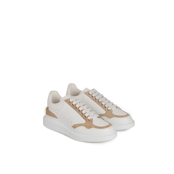 Alexander Mcqueen Oversized Leather Trainers In Yellow