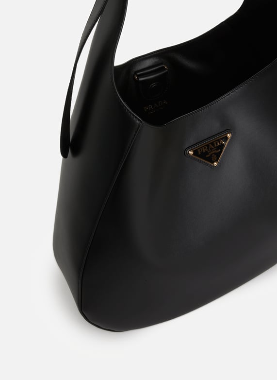 Black prada hobo bag cheap