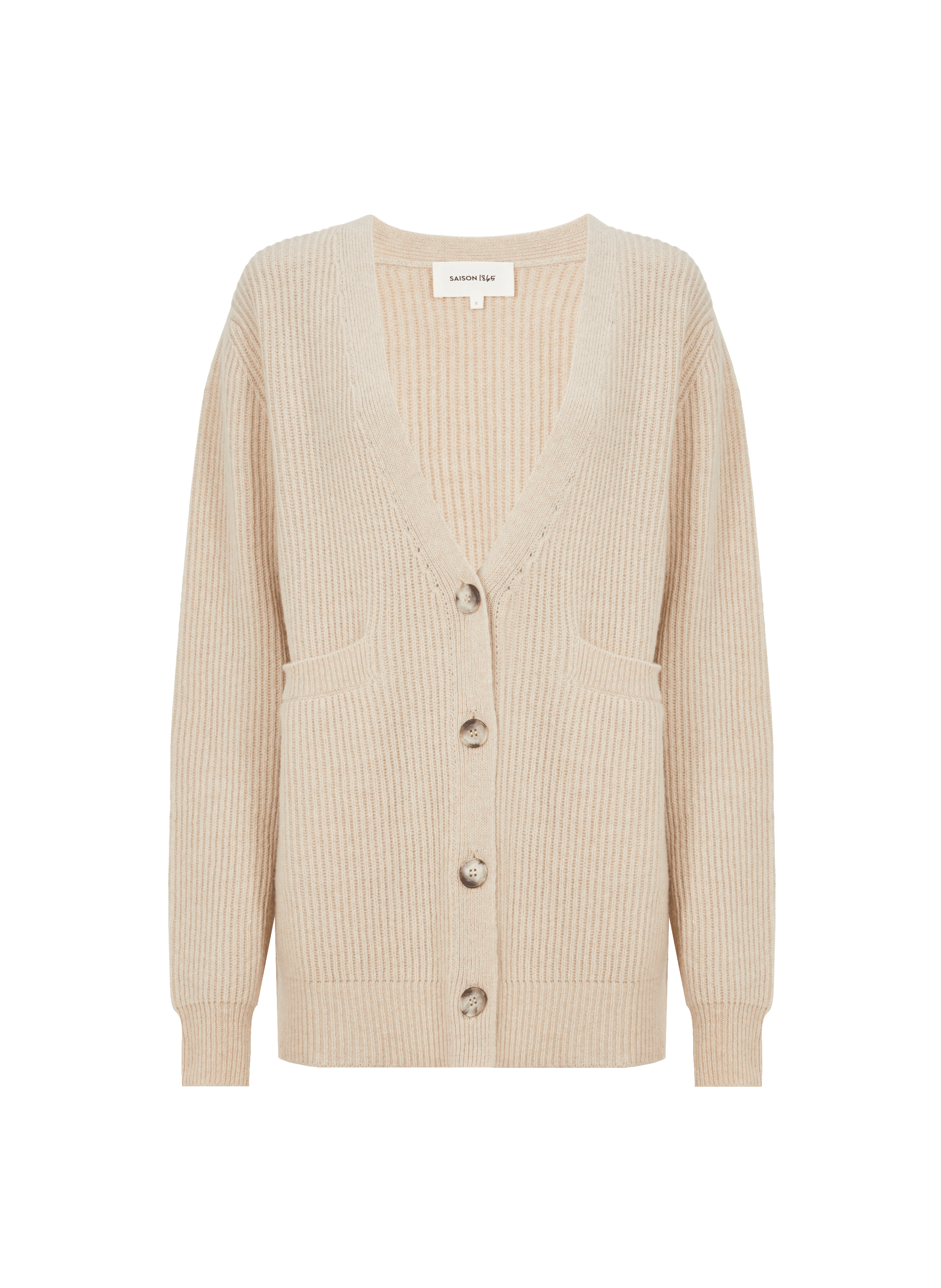 Cardigan oversize SAISON 1865 Beige