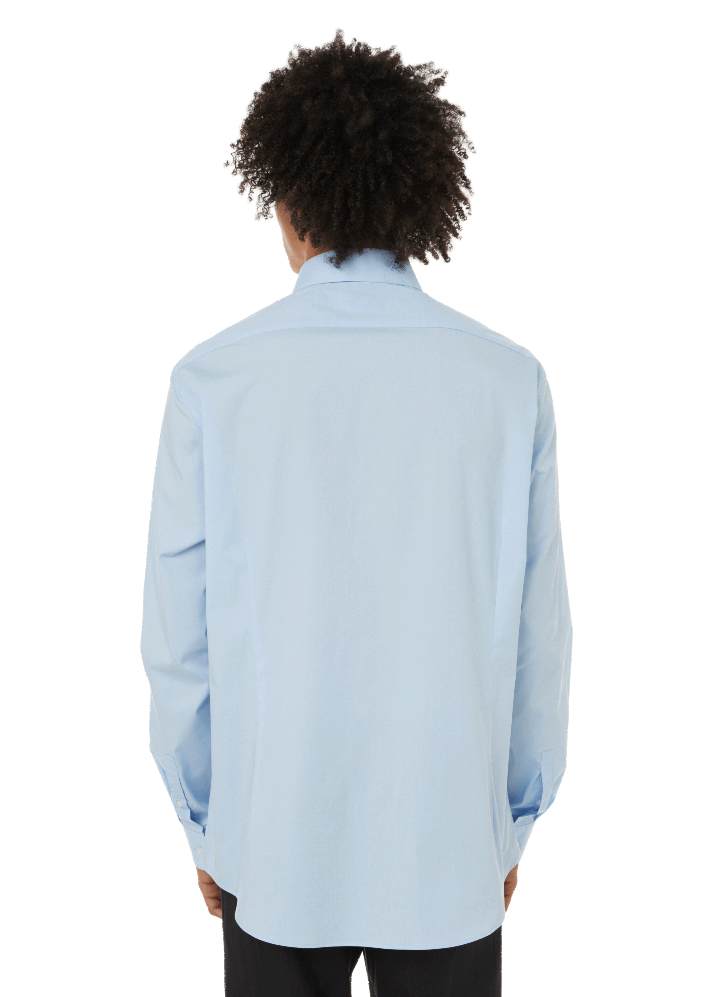 Chemise slim en coton CALVIN KLEIN Bleu
