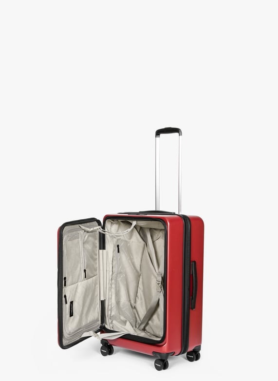 Set de 3 valises cdg - bagages | Rouge by LANCASTER Set de 3 valises cdg - bagages Rouge