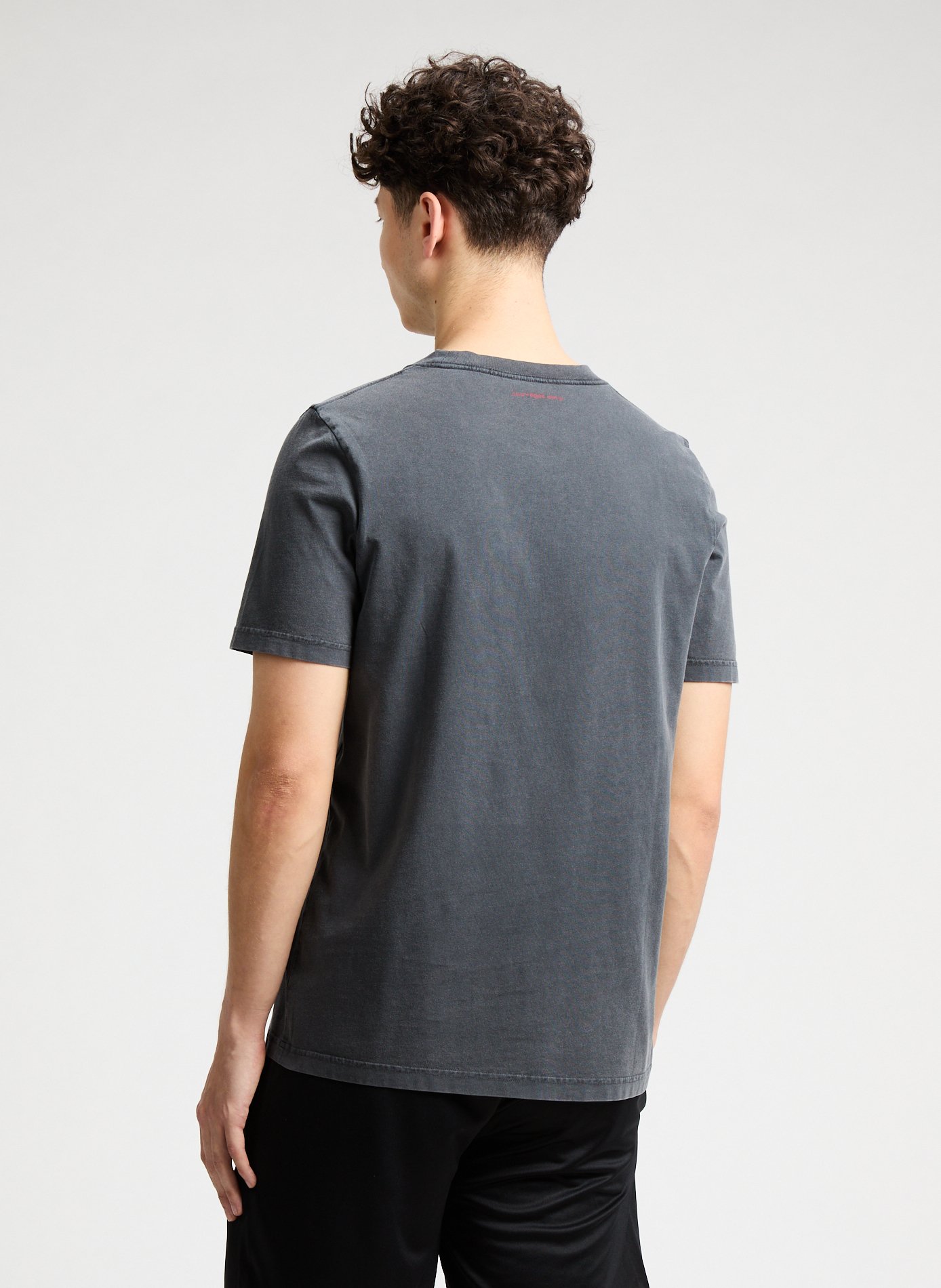 T-shirt col rond en coton  COURRÈGES Gris
