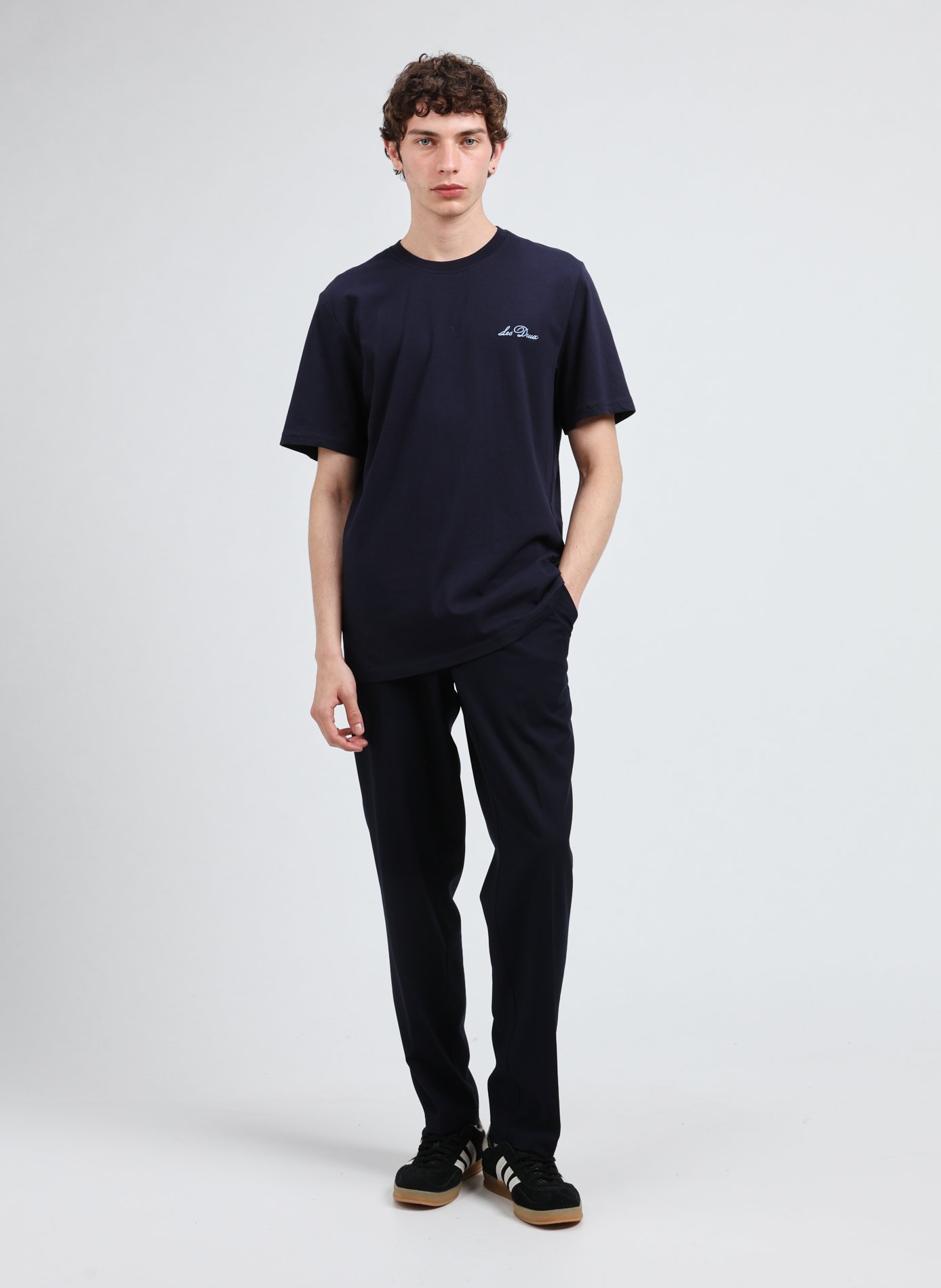 Night blue trousers - The Air Uniform LES DEUX Blue