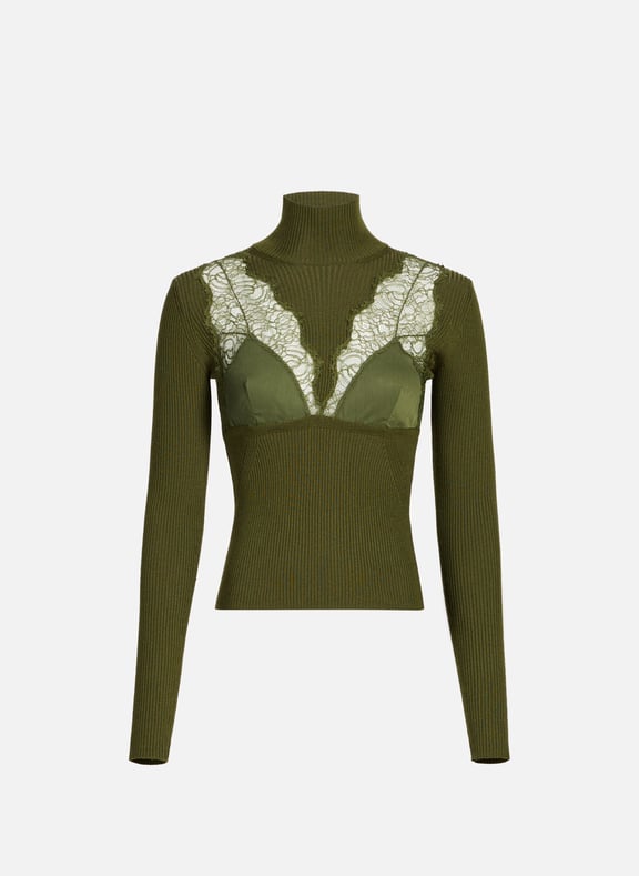 Turtleneck Green by BLUMARINE BLUMARINE Turtleneck Green