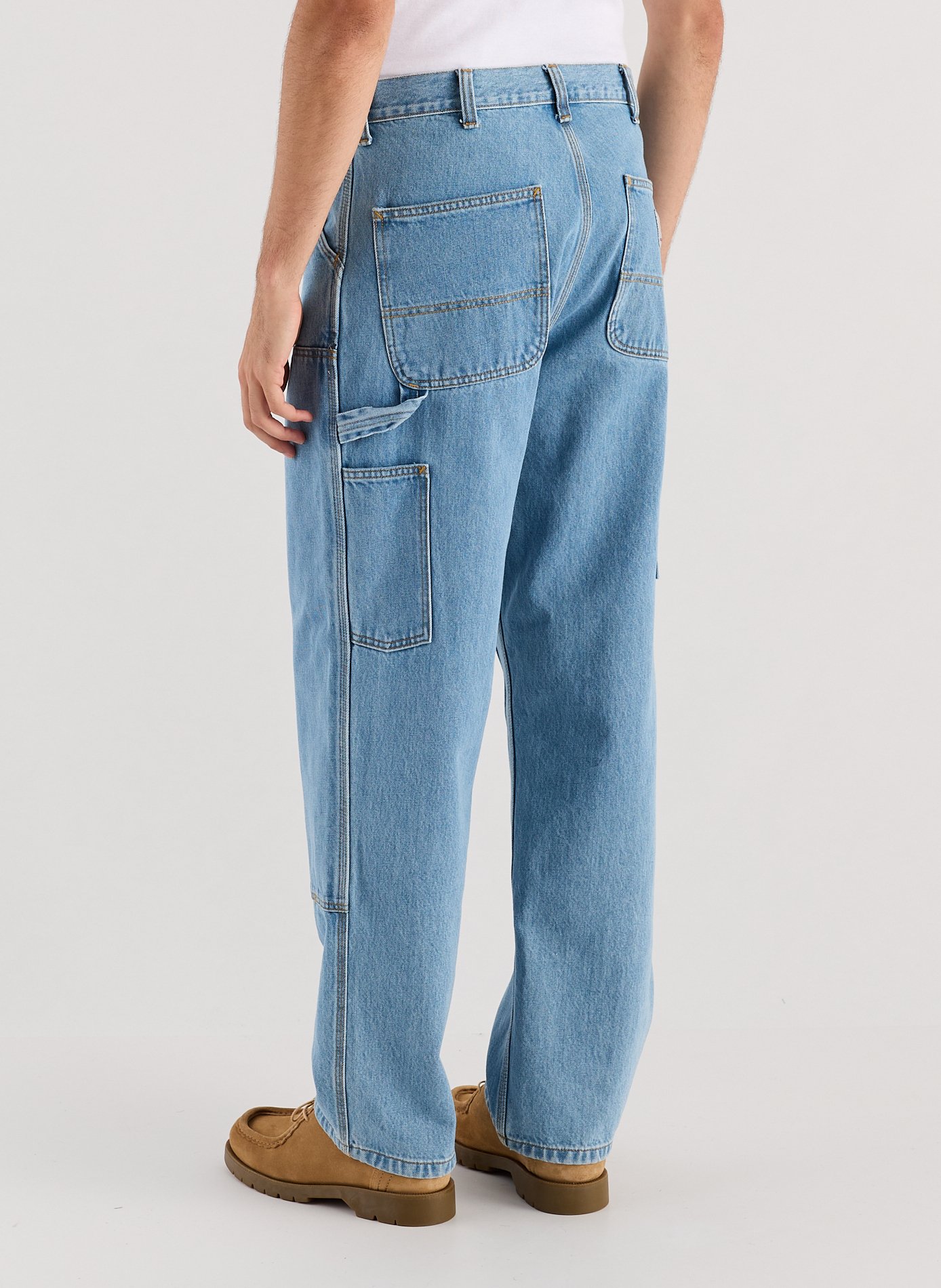 Straight cotton jeans CARHARTT WIP Blue