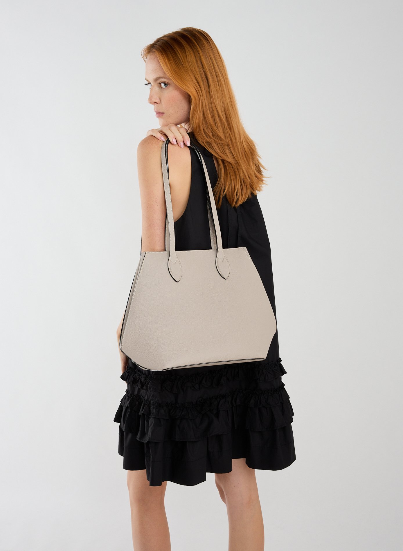 Shopping Bag Vivi Medium VALEXTRA Beige