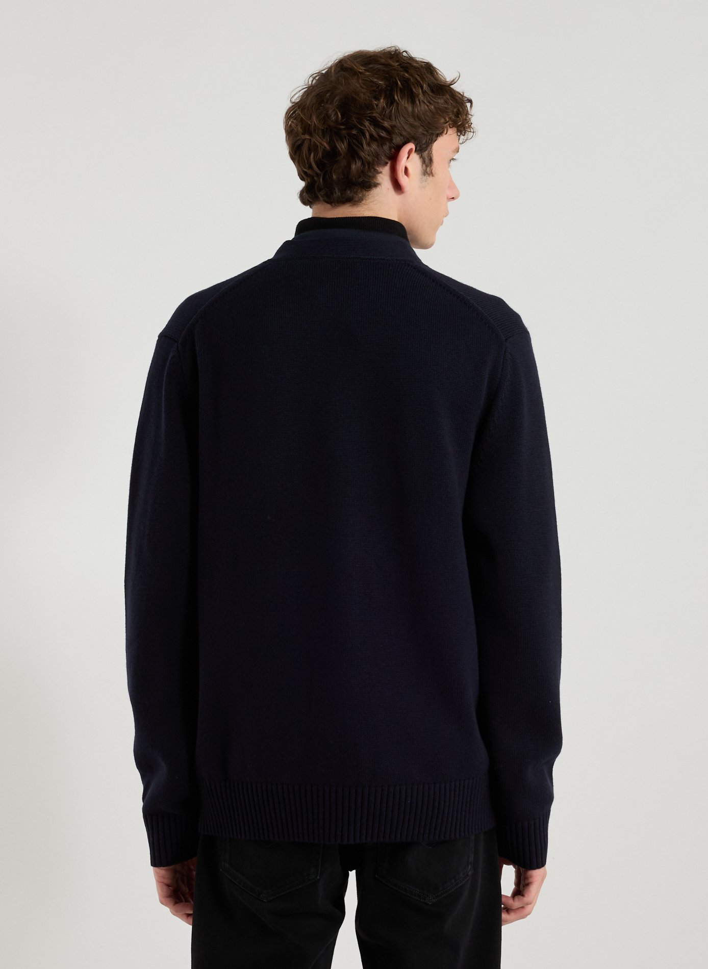 Cropped cardigan EDEN PARK Blue