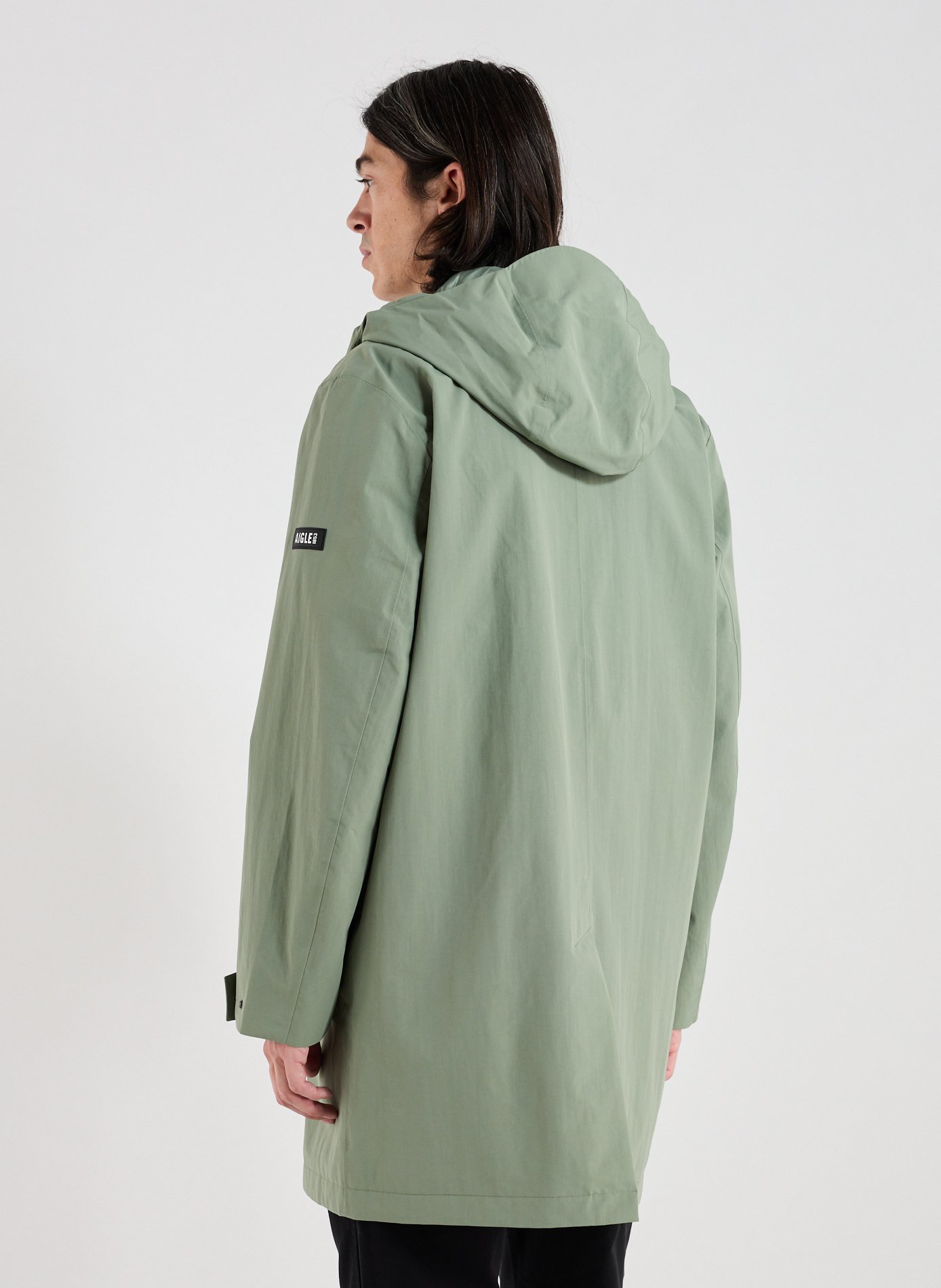 Long cut parka AIGLE Green
