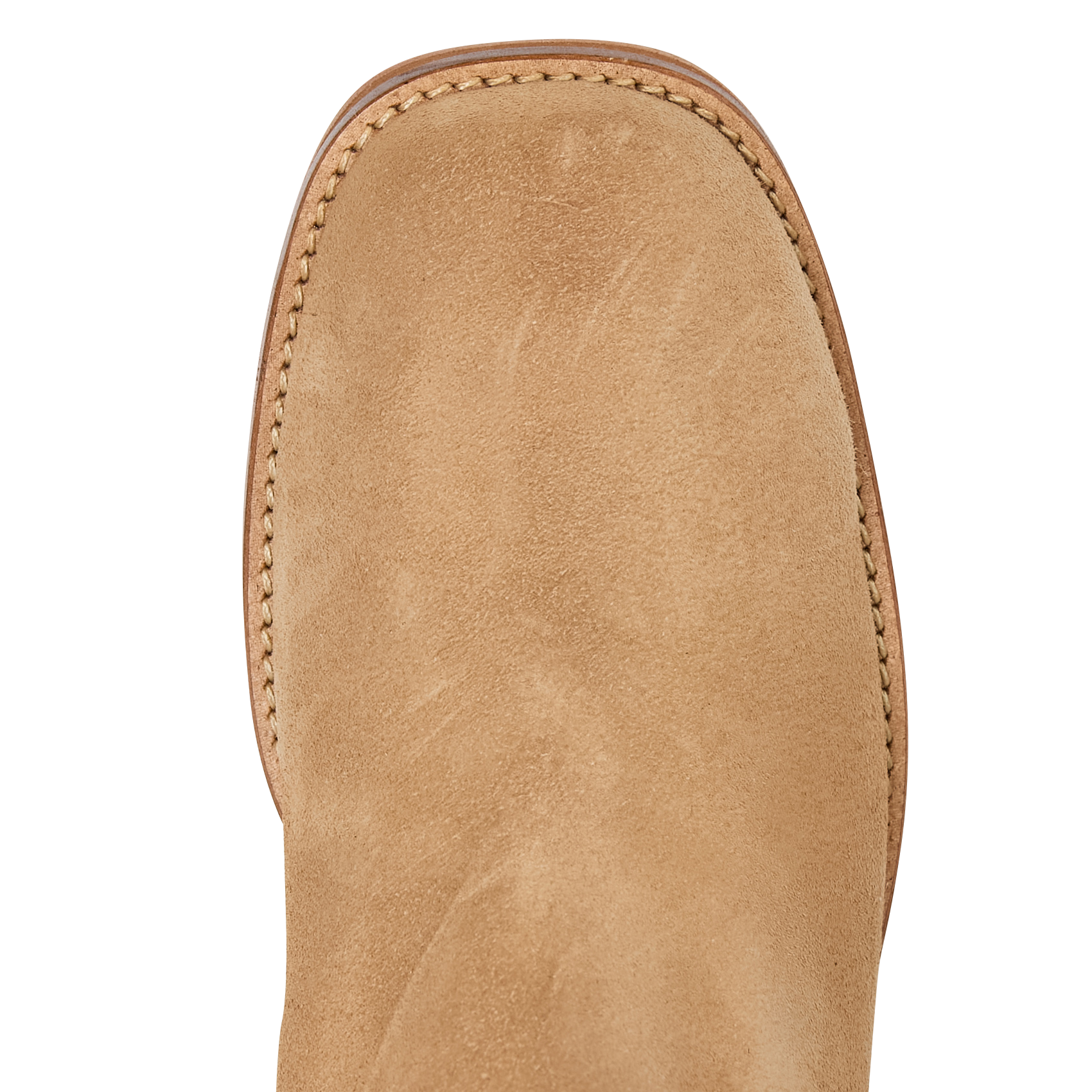 Bottes hautes en cuir velours romane MAISON 123 Beige
