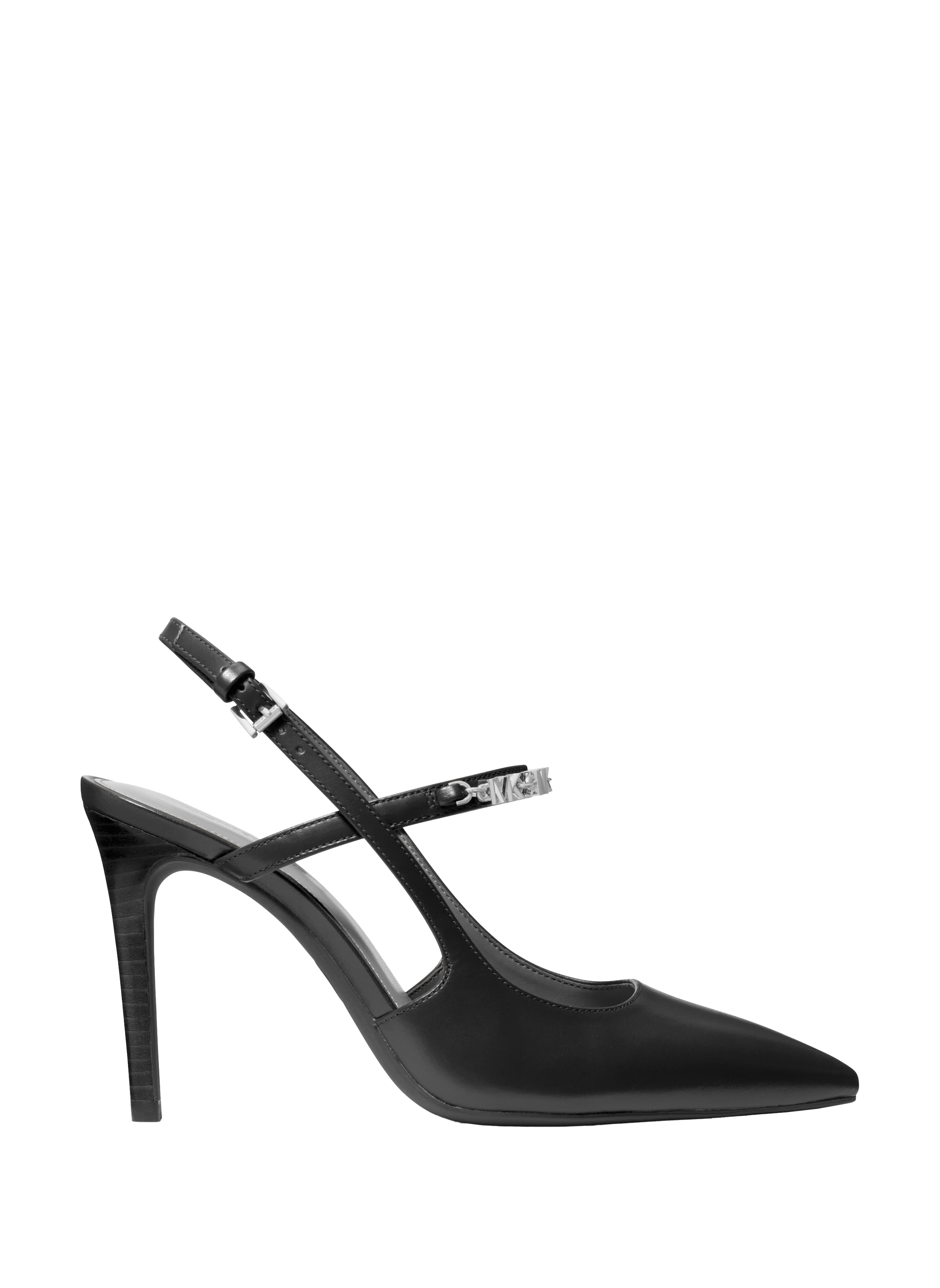 <p>Pump with monogram details in leather</p> MICHAEL KORS Black