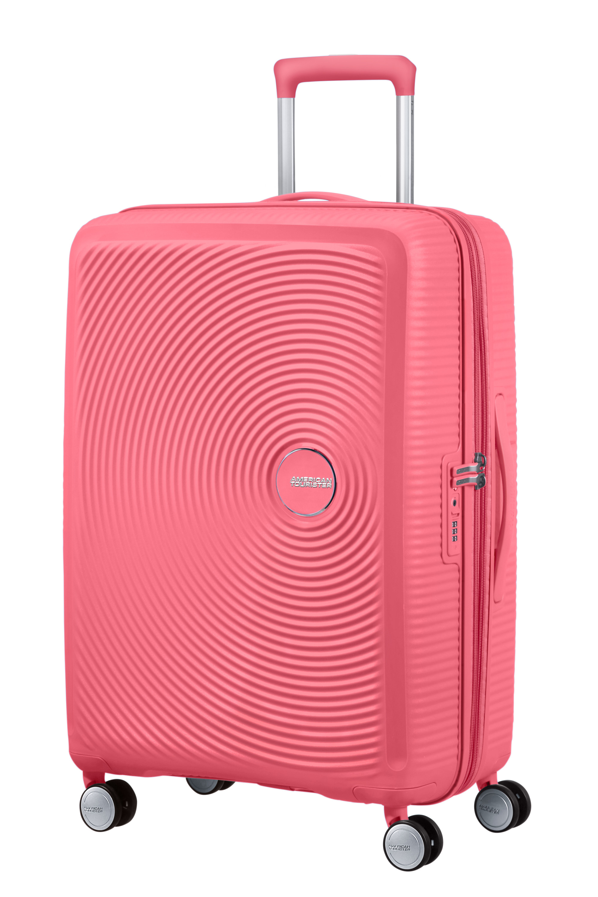 Soundbox valise 4 roues taille m AMERICAN TOURISTER Rose