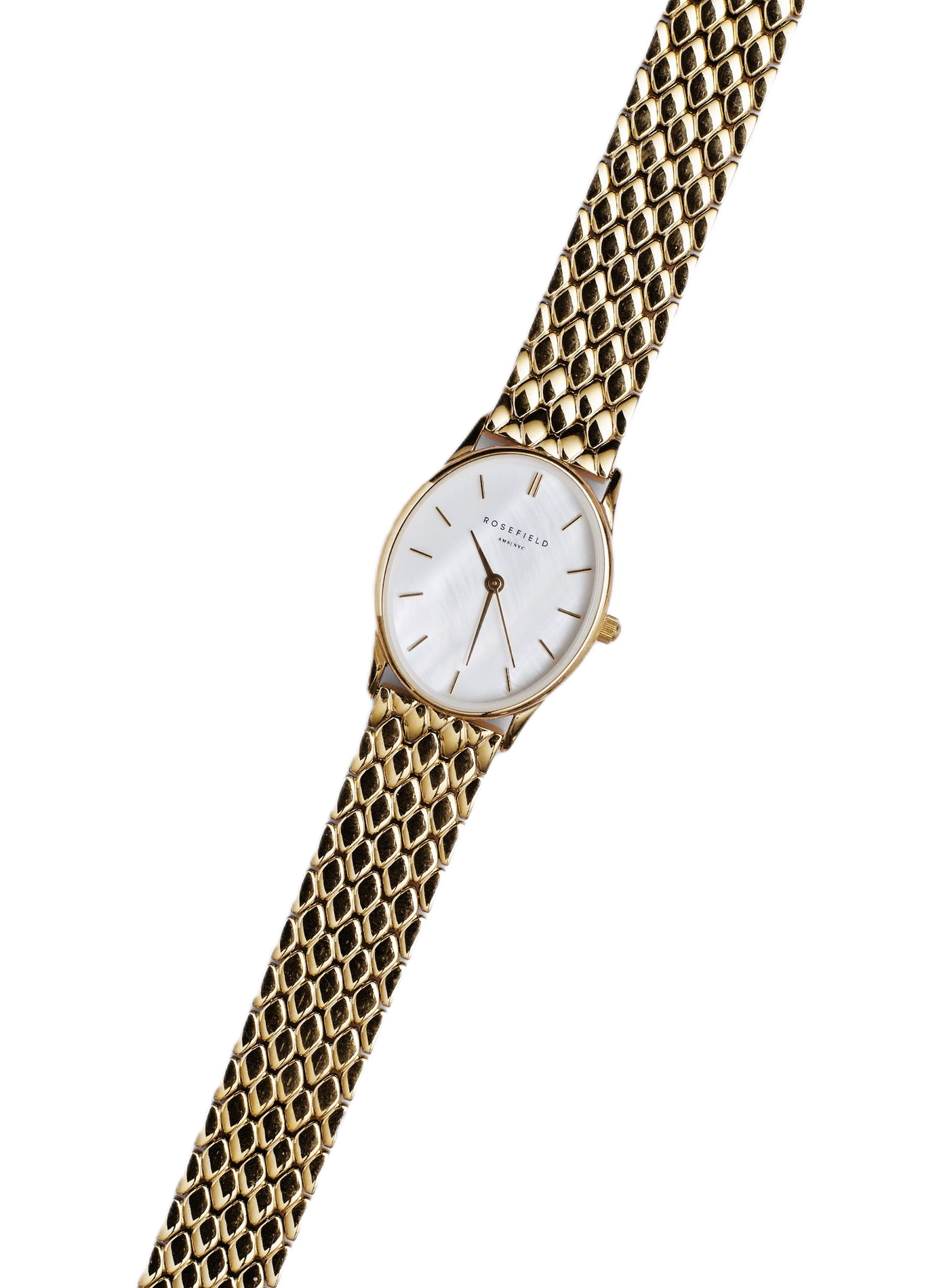 Montre analogique Octagon XS en acier inoxydable ROSEFIELD Blanc