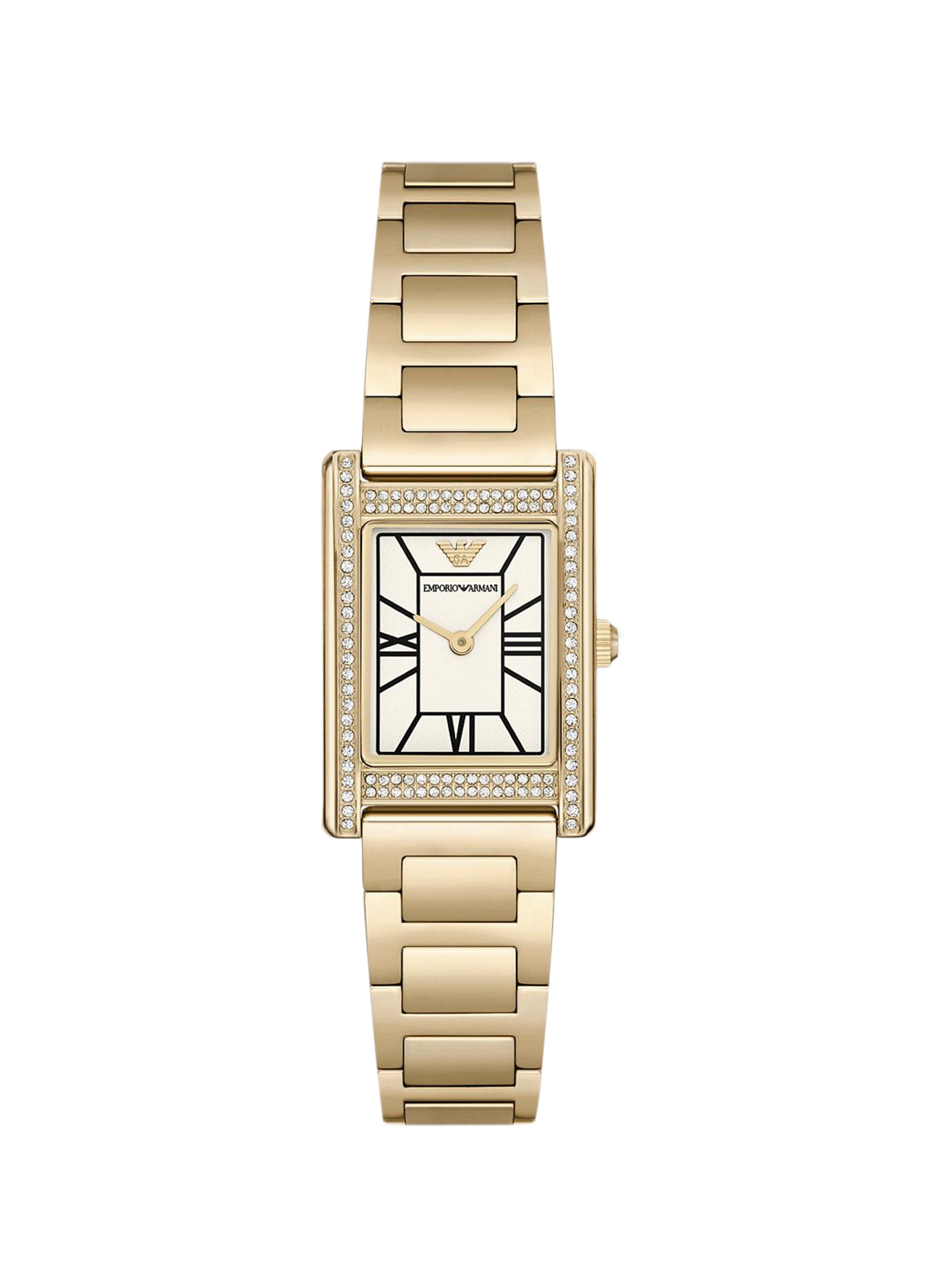 Montre quartz en acier inoxydable ARMANI MONTRES Blanc