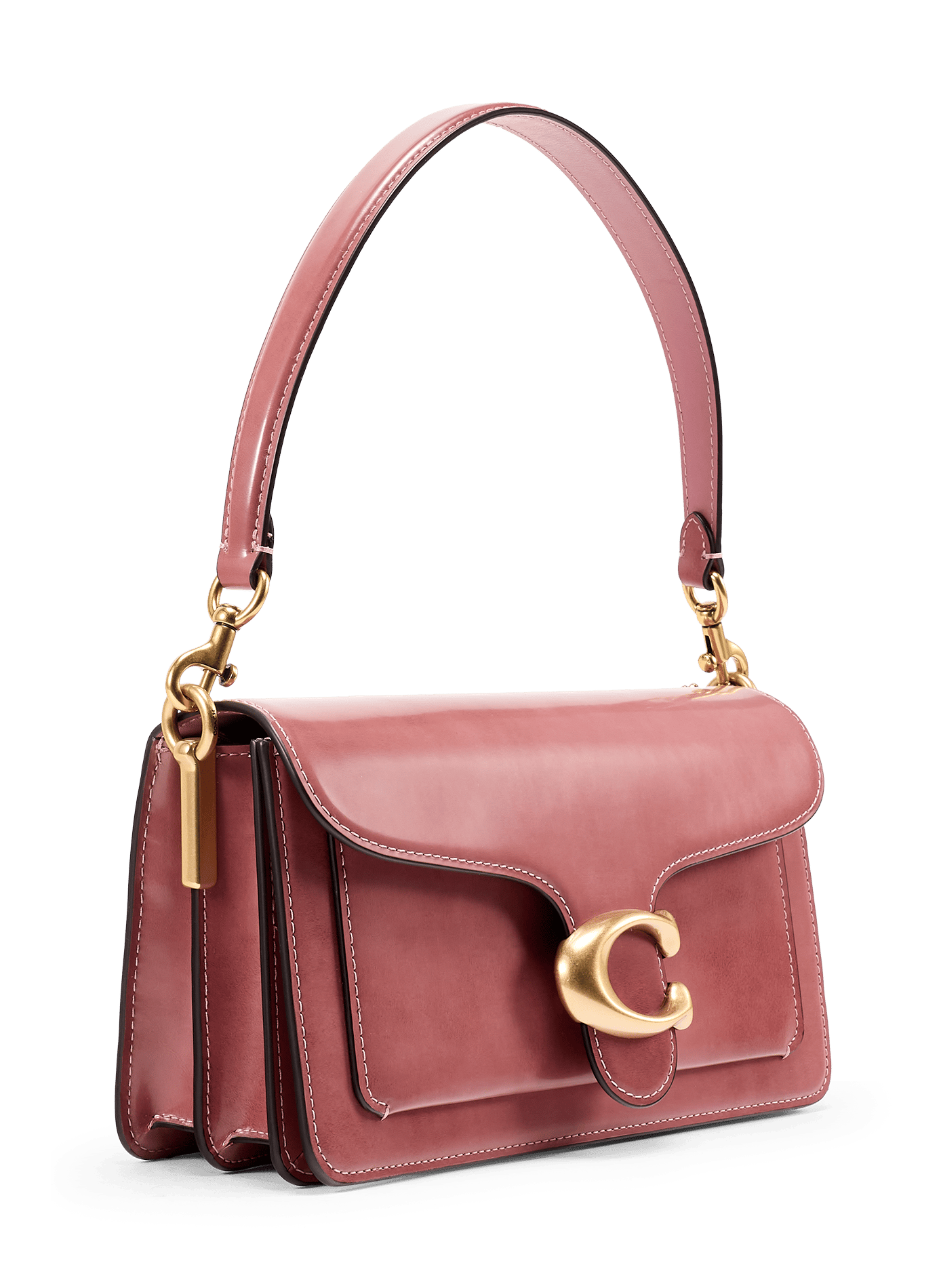 Sac épaule Tabby 26 en cuir COACH Rose