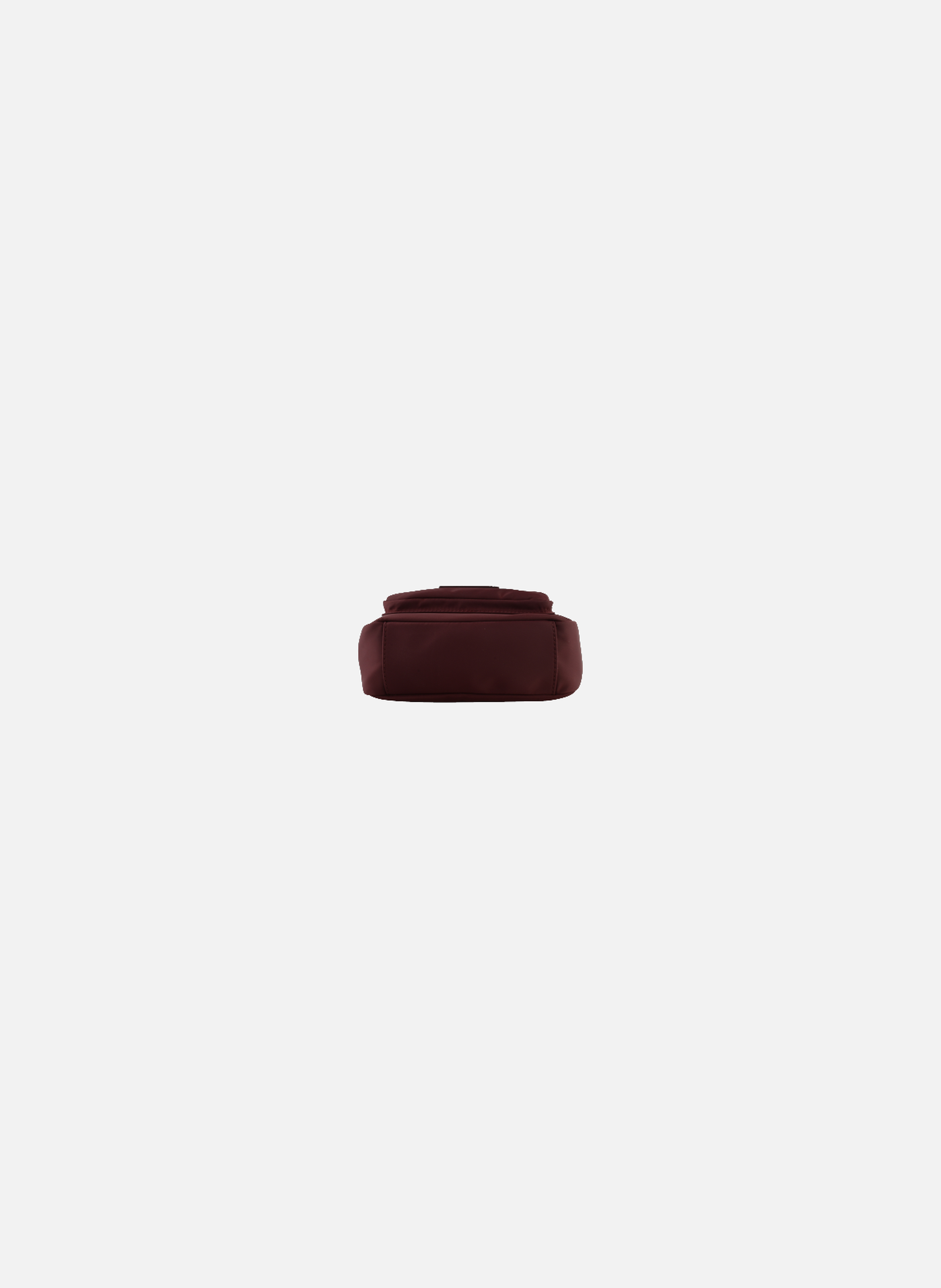 Escale | sac porté travers en toile garnie cuir POURCHET Rouge