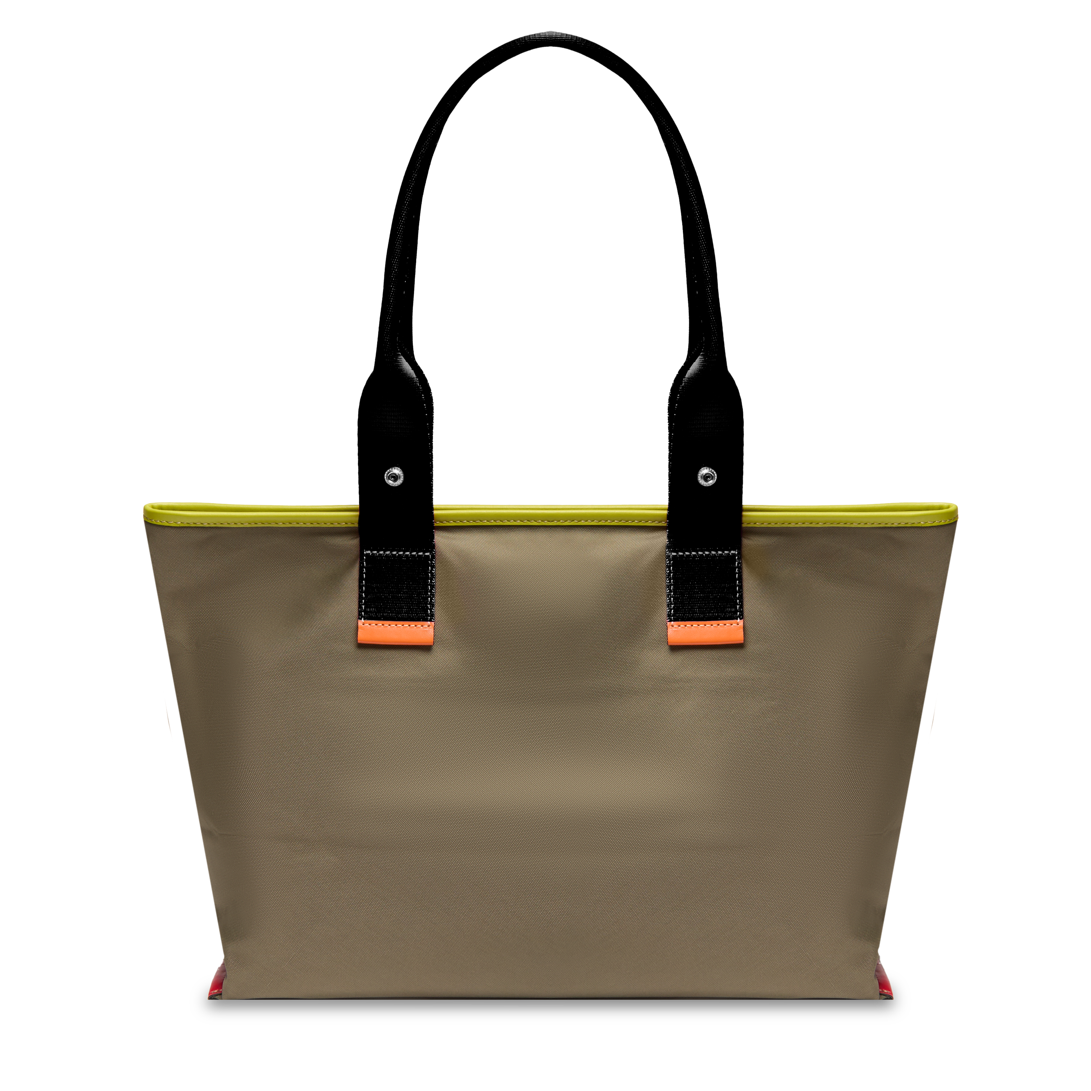 Sac cabas zippé l mistral rollable de lancel en coton LANCEL Noir