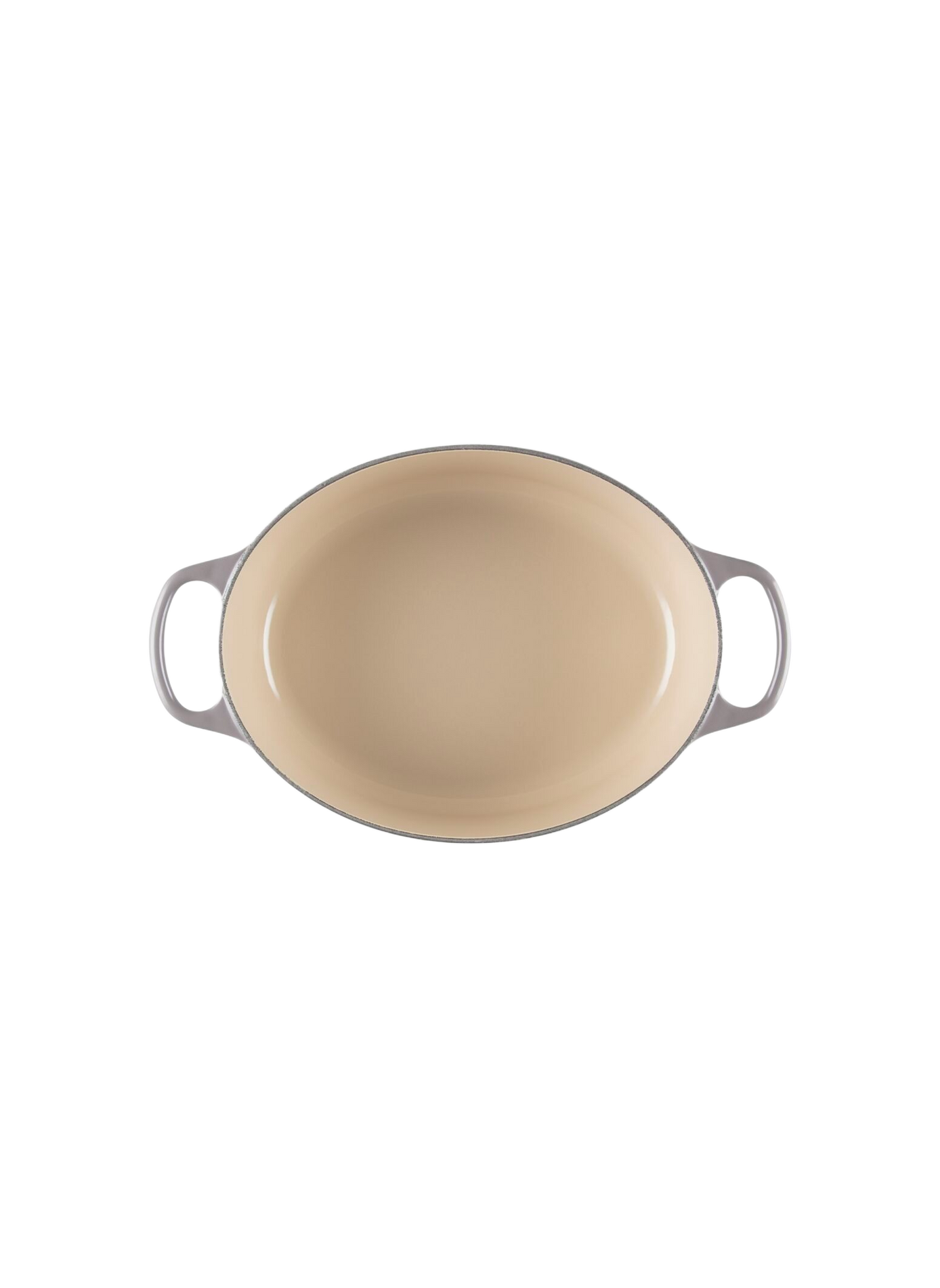 Ovale gusseiserner Schmortopf mit Emaillebeschichtung LE CREUSET Grau