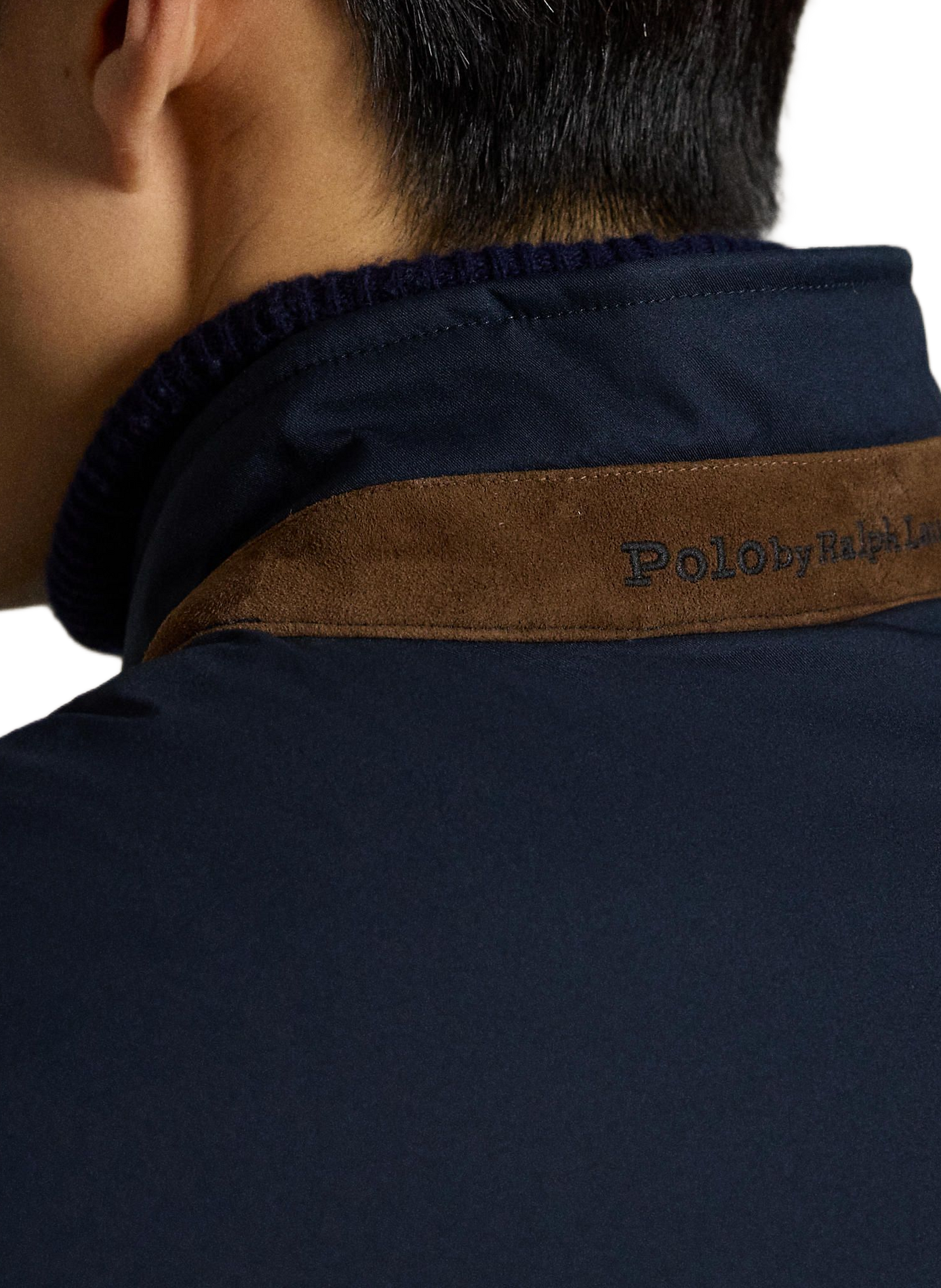 Straight jacket with high collar POLO RALPH LAUREN Blue