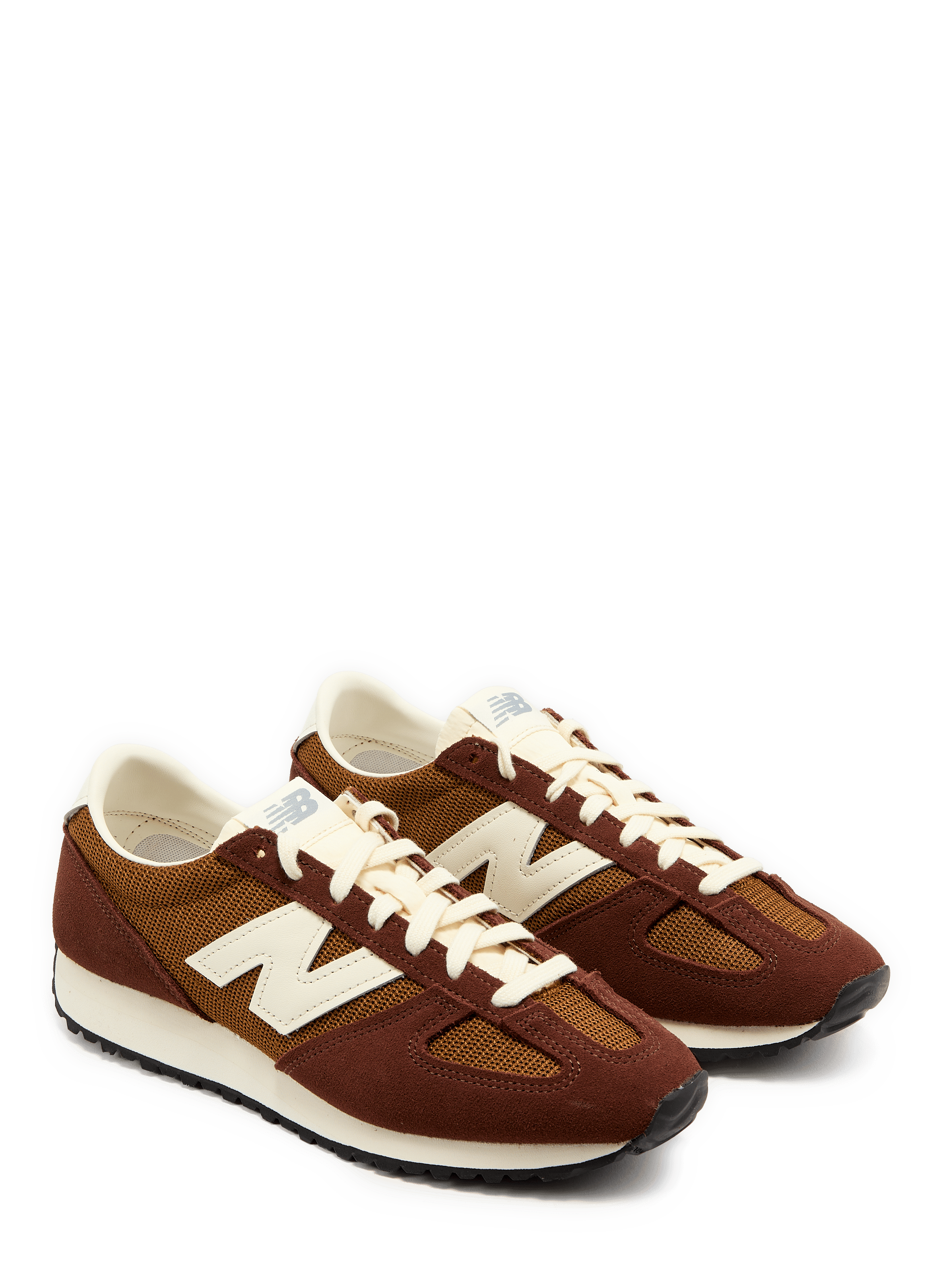 Baskets 471 en cuir mélangé NEW BALANCE Marron