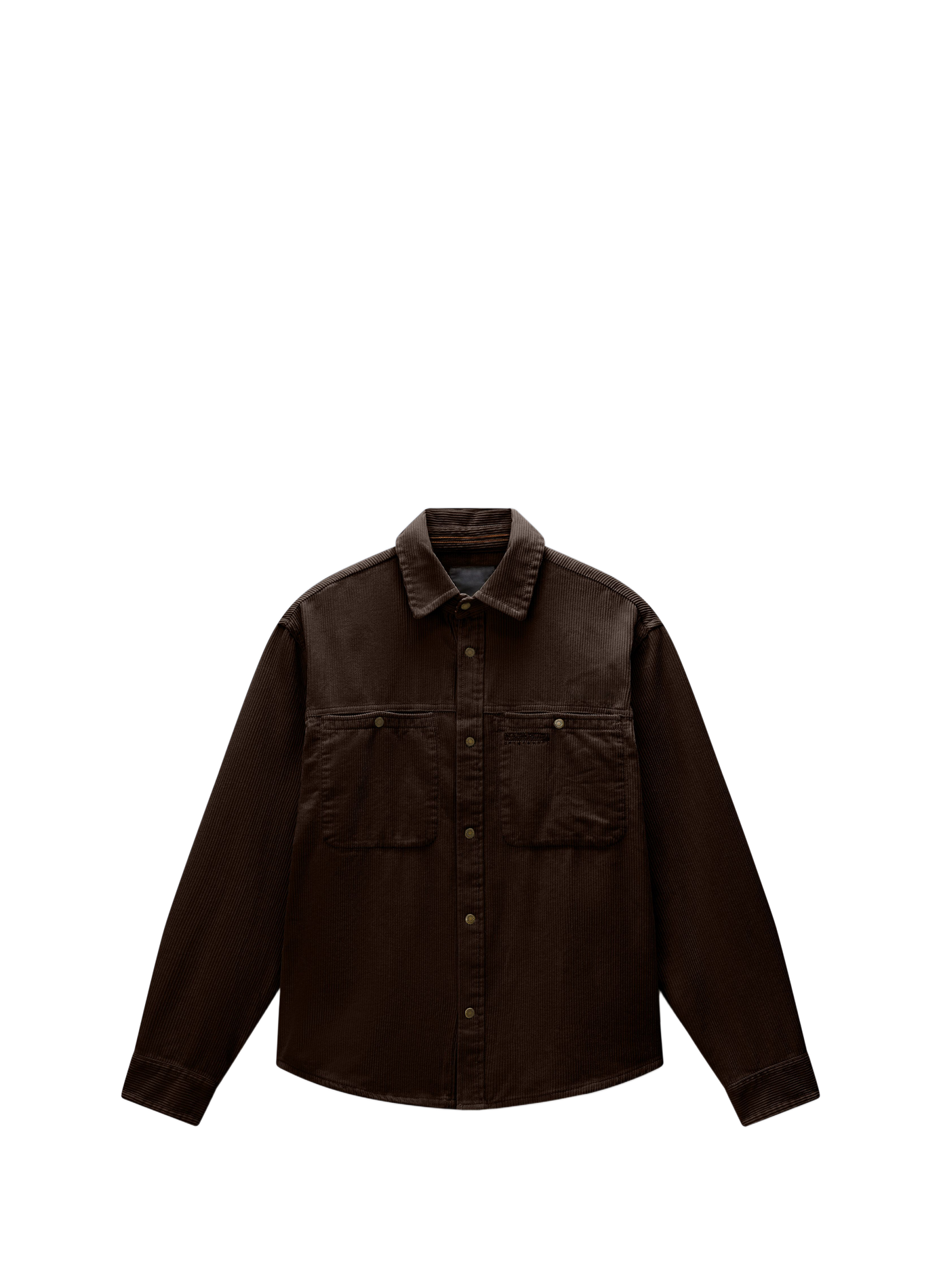 Straight corduroy shirt NAPAPIJRI Brown