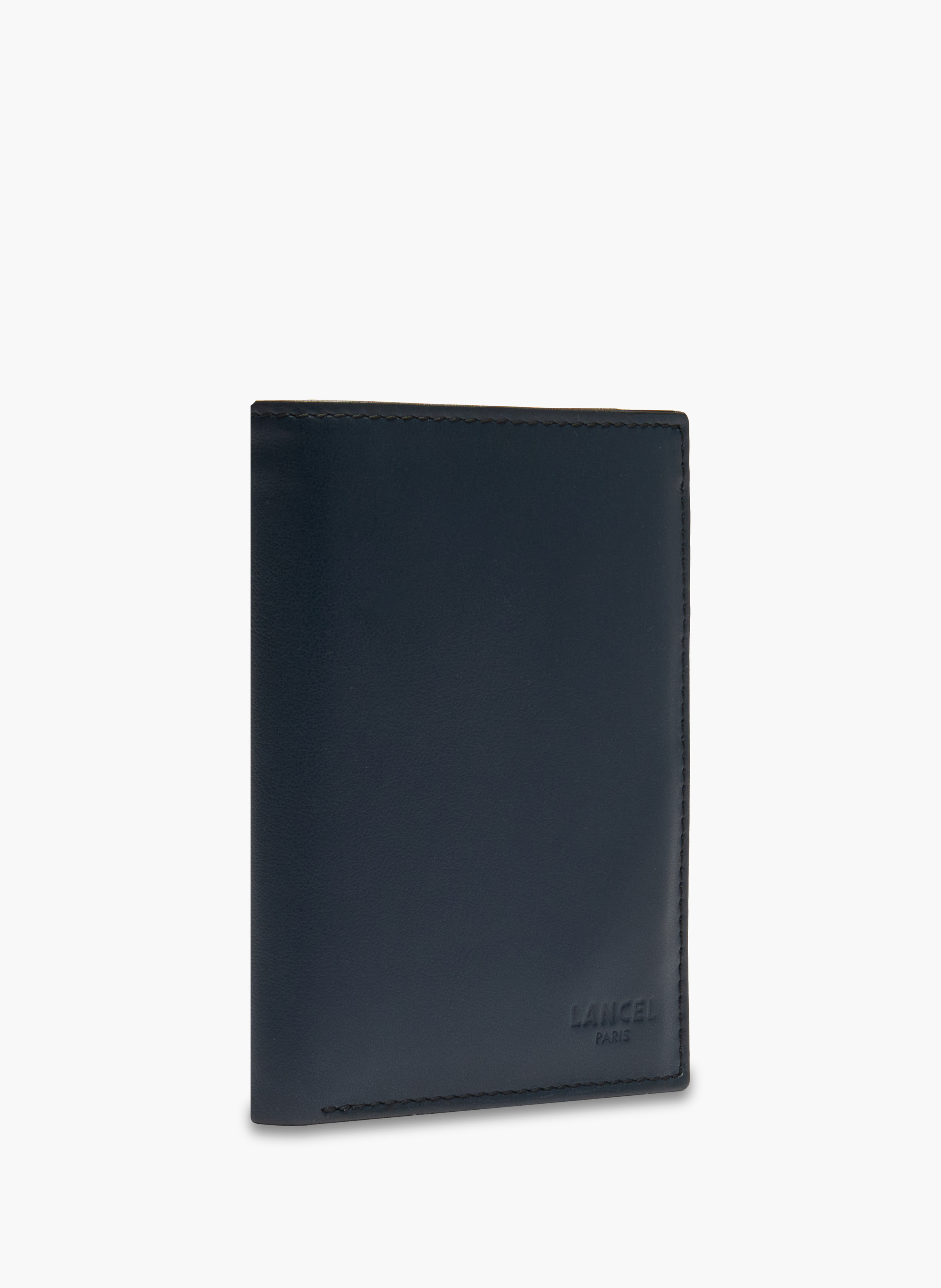 Portefeuille européen léon de lancel en cuir LANCEL Bleu