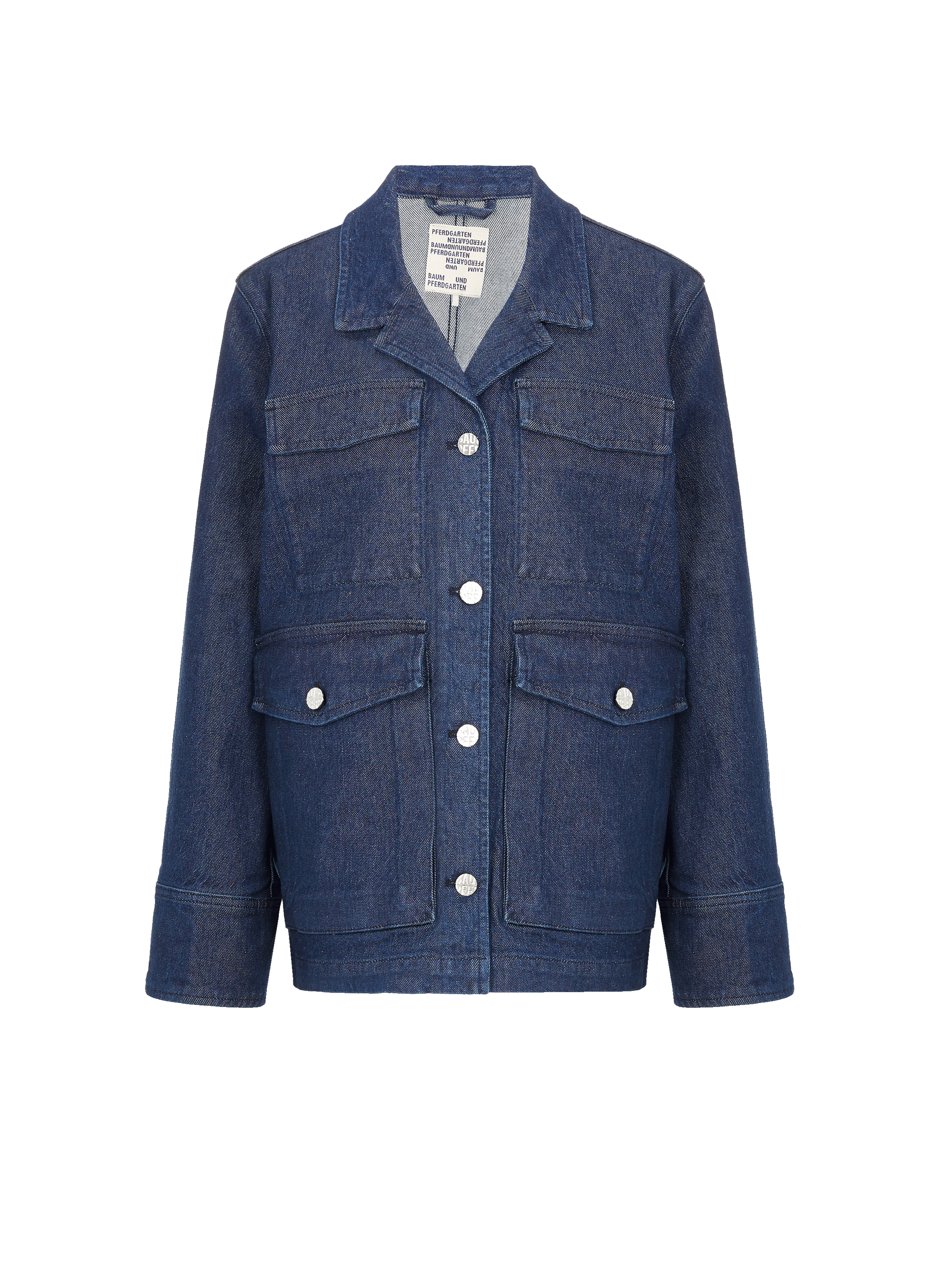 BAUM UND PFERDGARTEN Veste en jean Bridget en coton organique mélangé Bleu