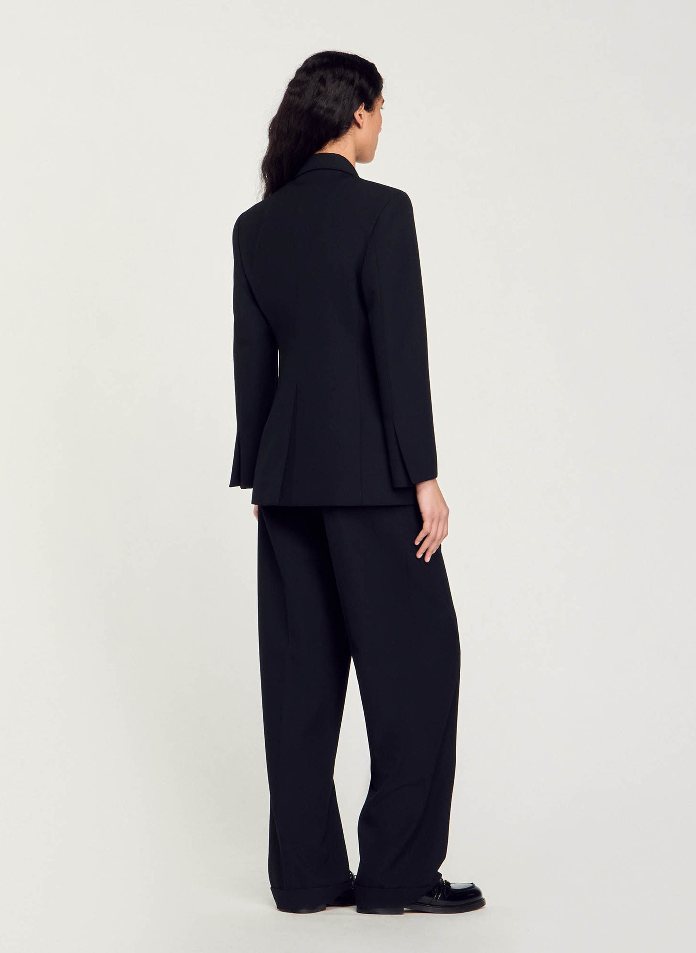 Veste De Tailleur Blanche En Lin MiM – Taille S, Cintrée Avec Poches, Occasion Très Bon état