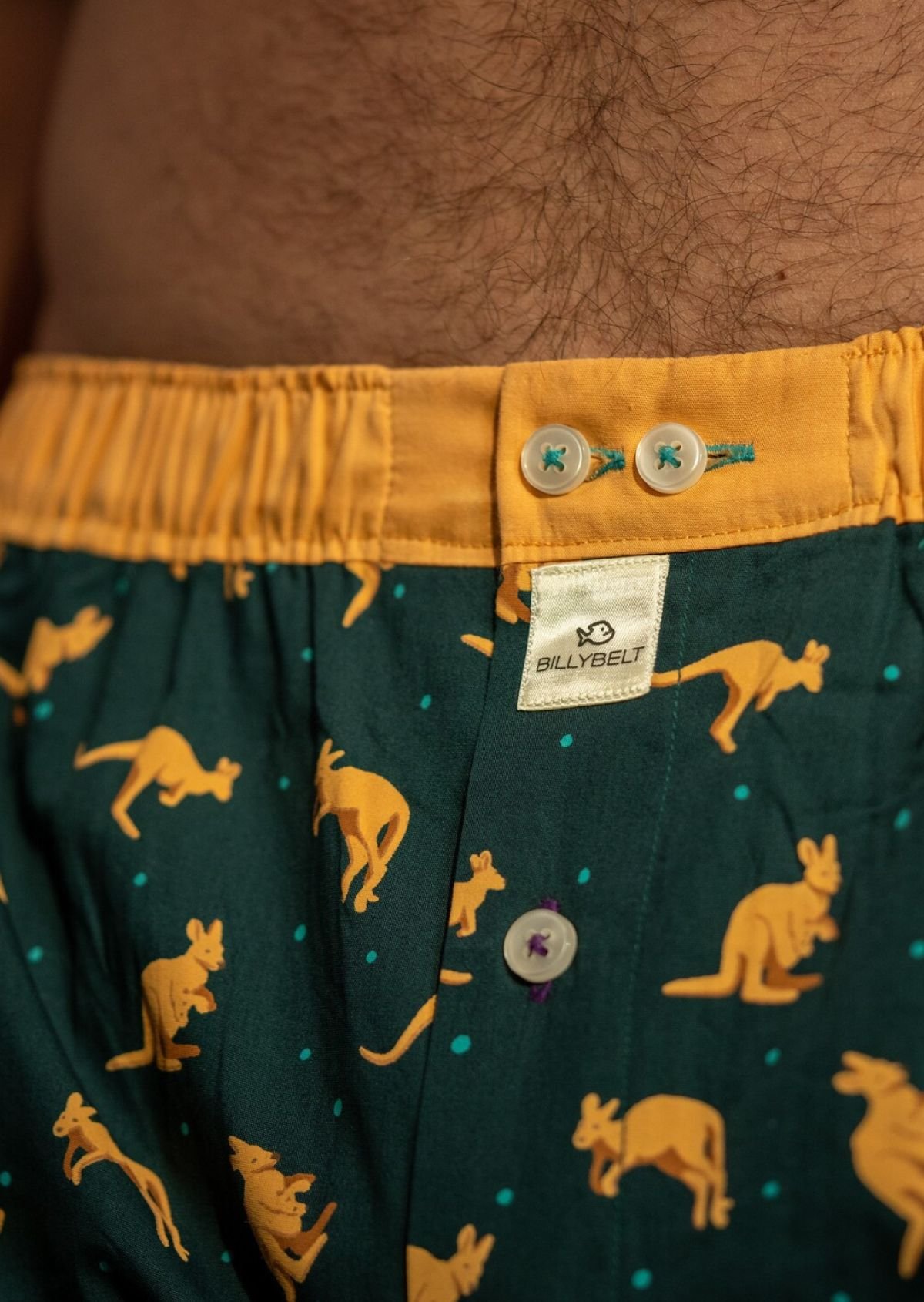 Caleçon en coton biologique BILLYBELT Vert