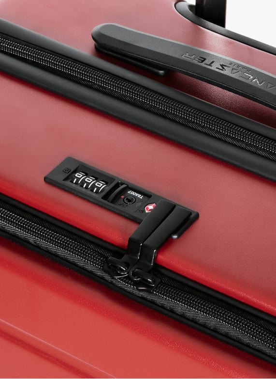 Set de 3 valises cdg - bagages | Rouge by LANCASTER Set de 3 valises cdg - bagages Rouge