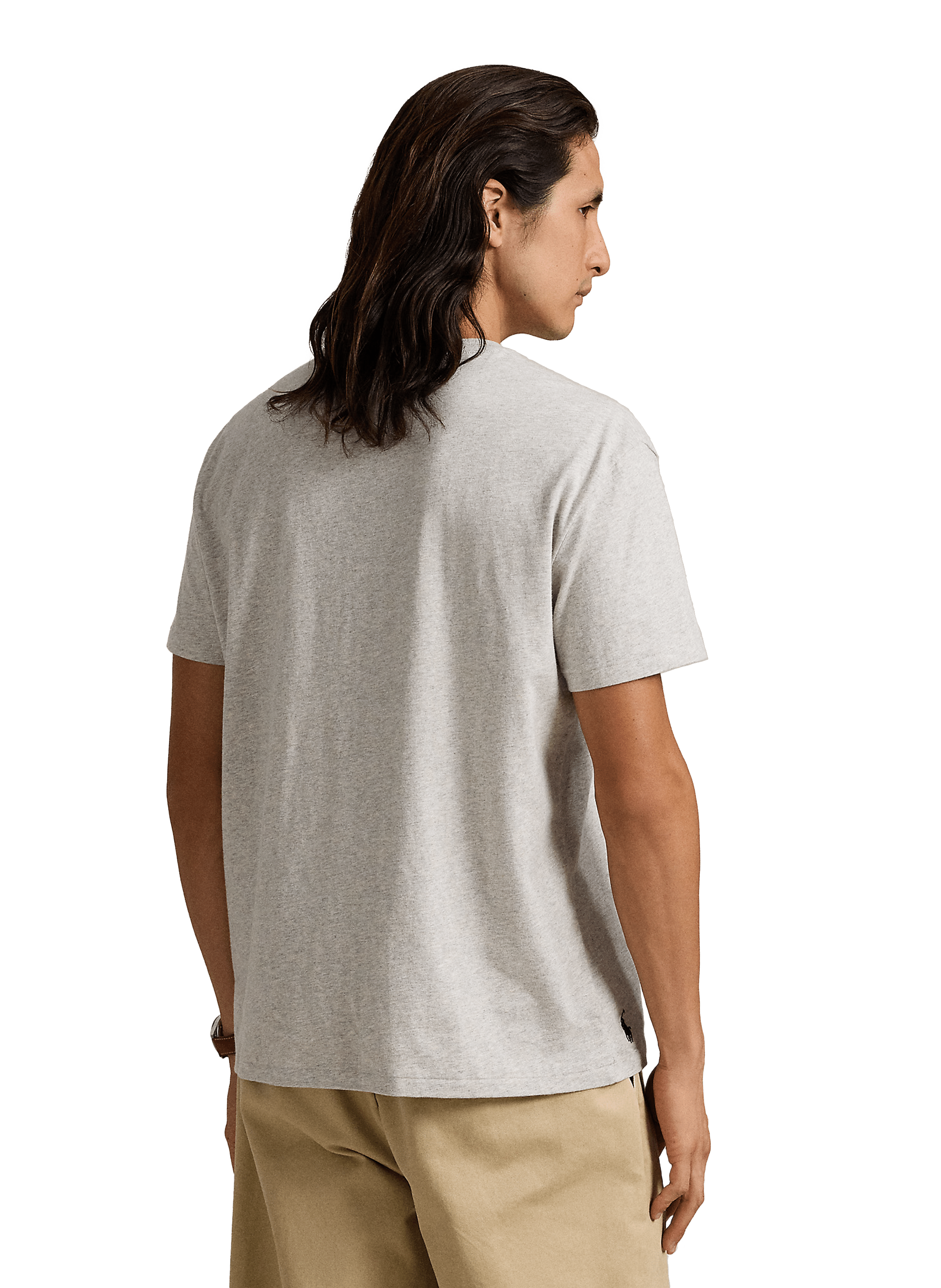 T-shirt en coton POLO RALPH LAUREN Gris