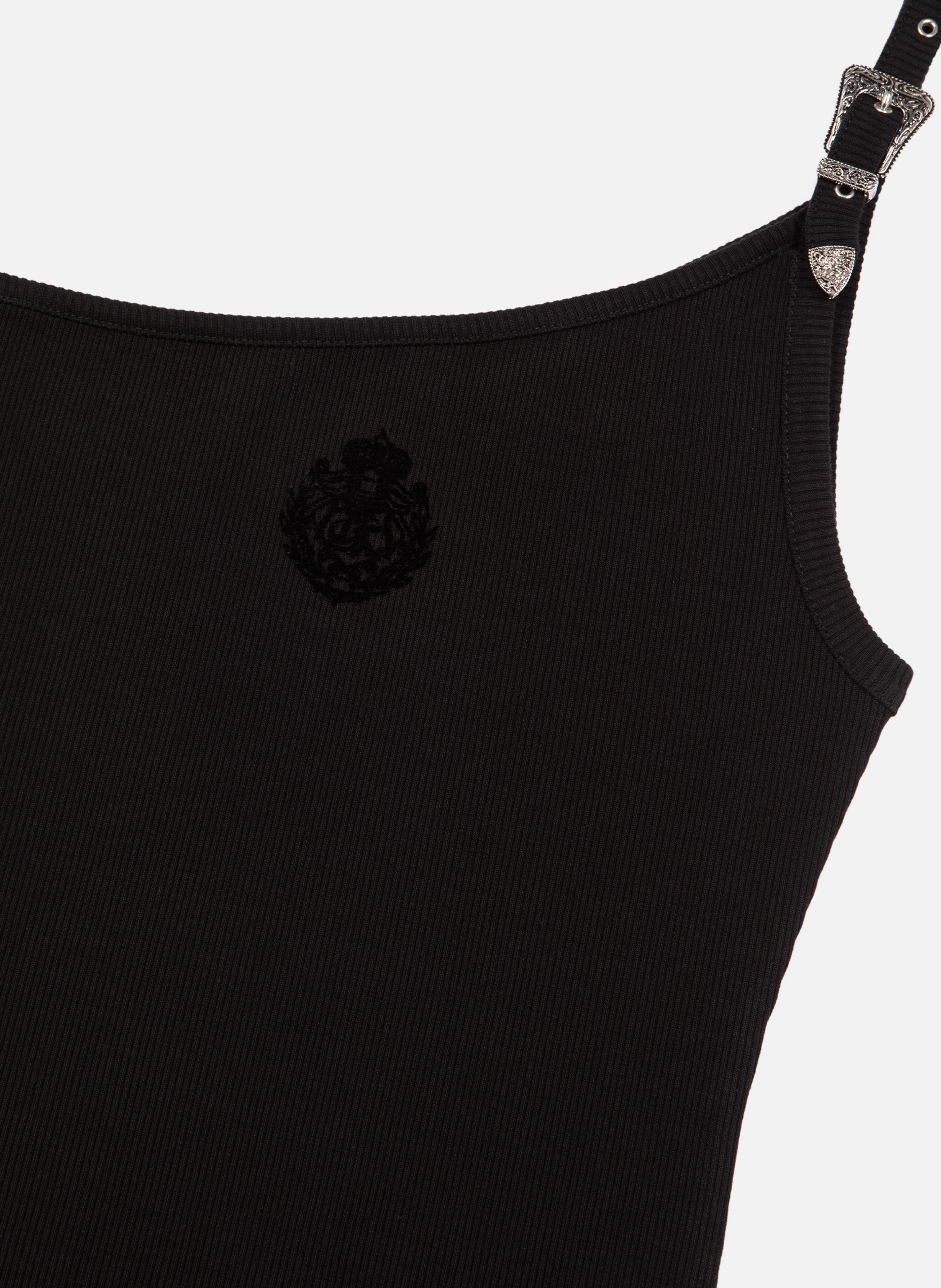 Débardeur asymétrique côtelé THE KOOPLES 