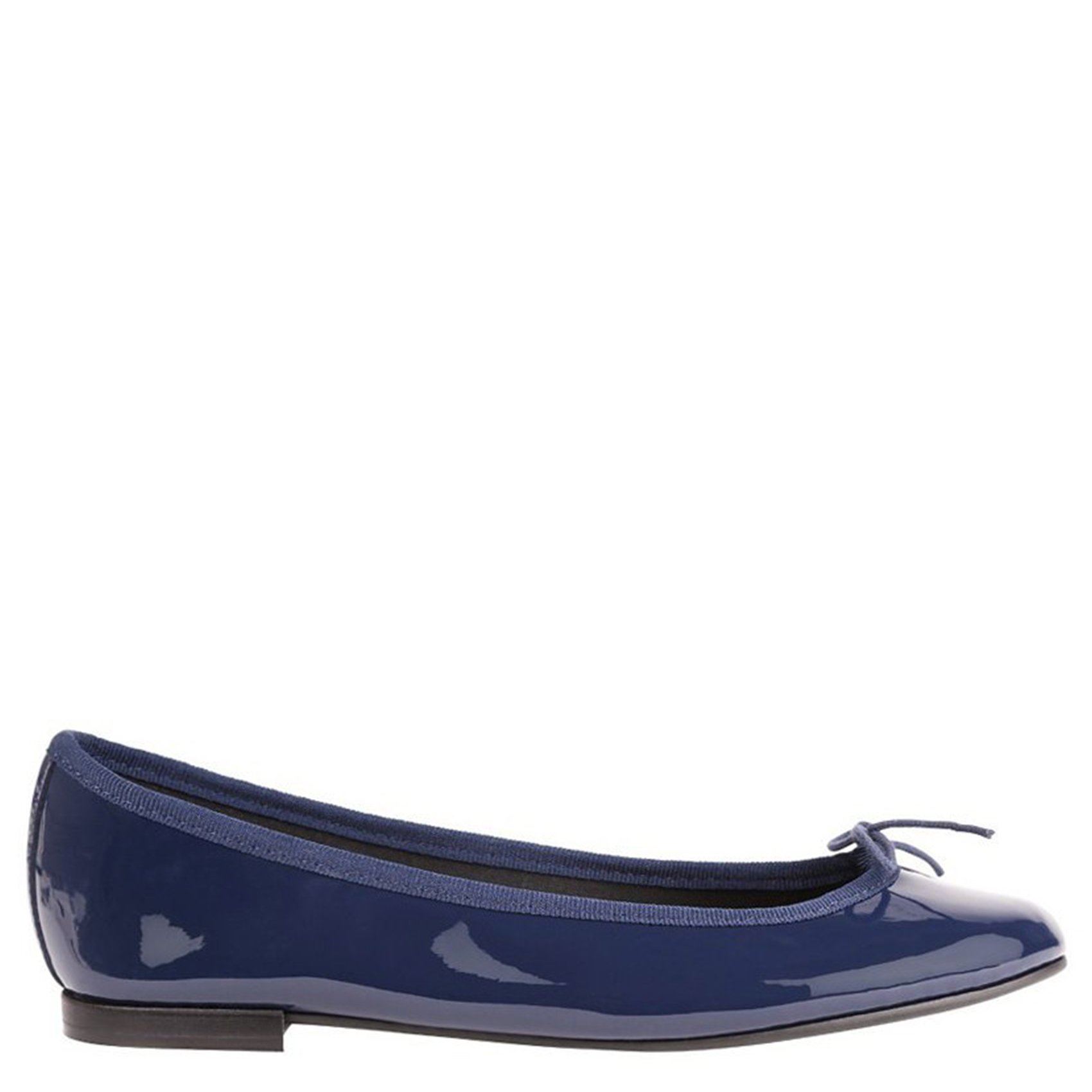 Ballerines en cuir vernis cendrillon REPETTO Bleu