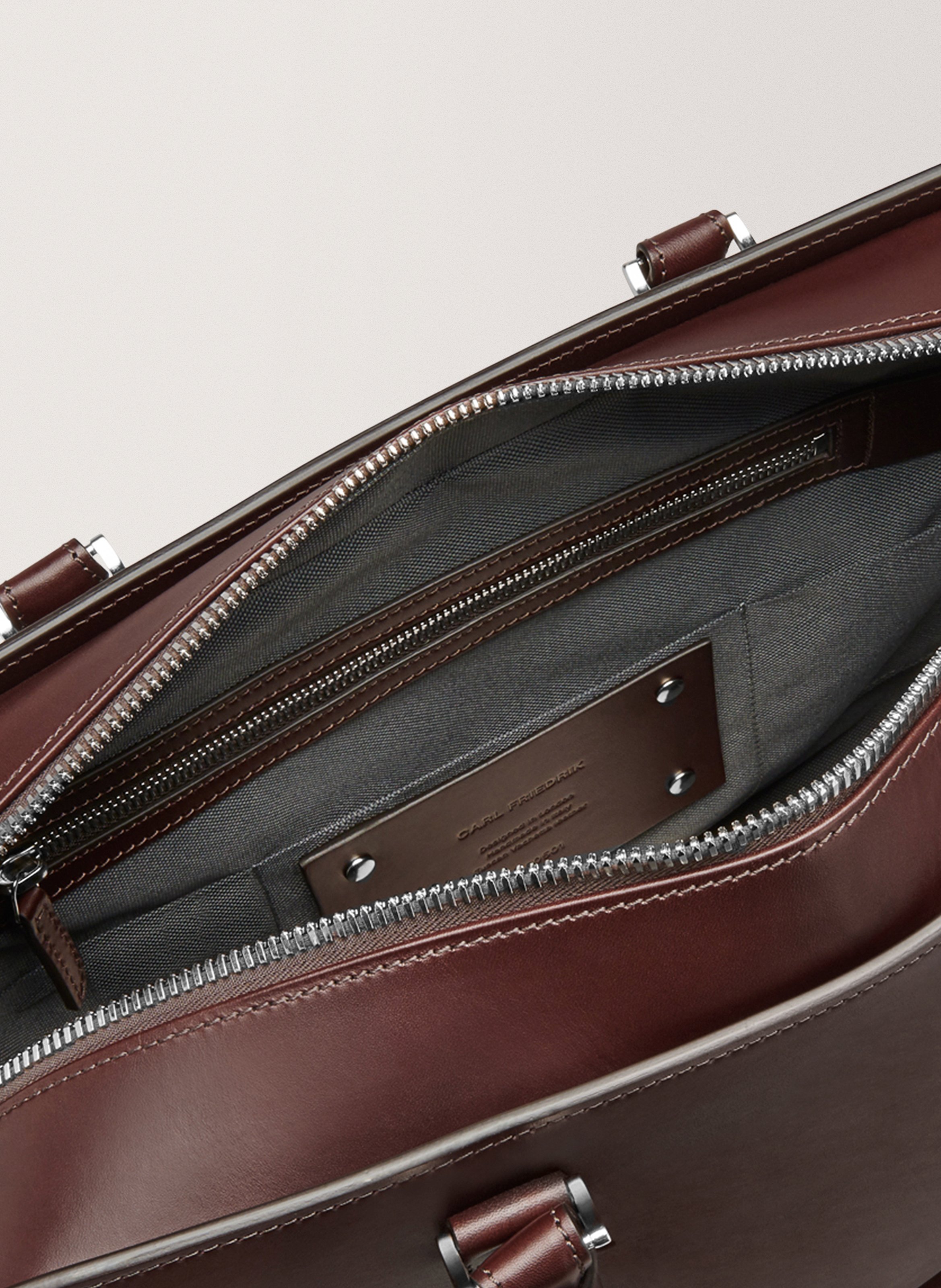 Sac de voyage 'palissy overnight' en cuir vachetta CARL FRIEDRIK Marron