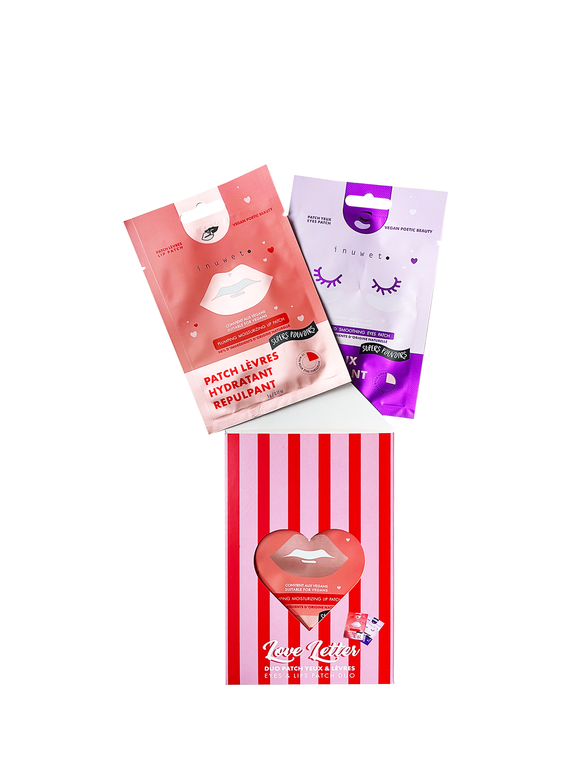 Coffret Love Letter - Patch yeux & lèvres INUWET No color