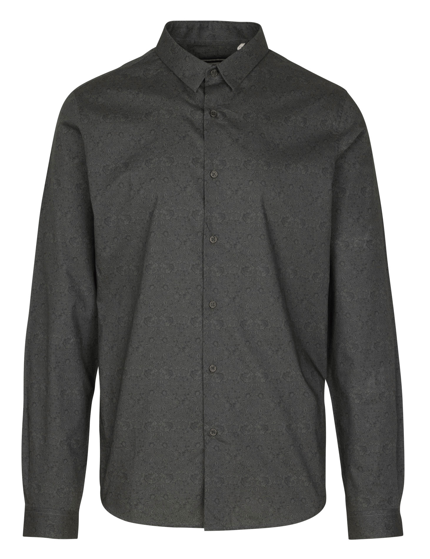 Chemise regular en coton IKKS Kaki