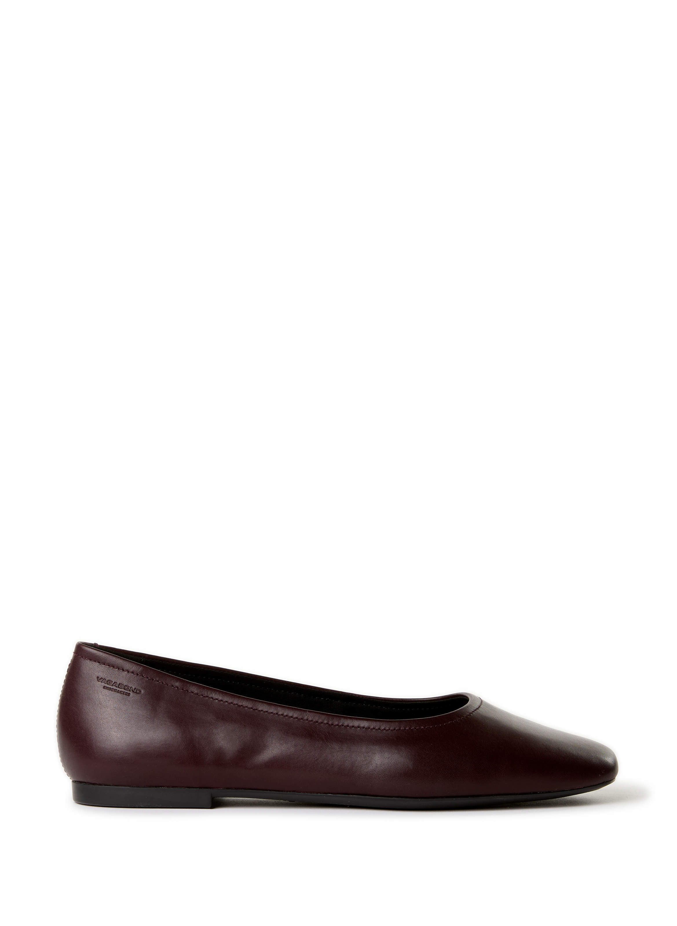 Ballerines unies en cuir VAGABOND SHOEMAKERS Rouge