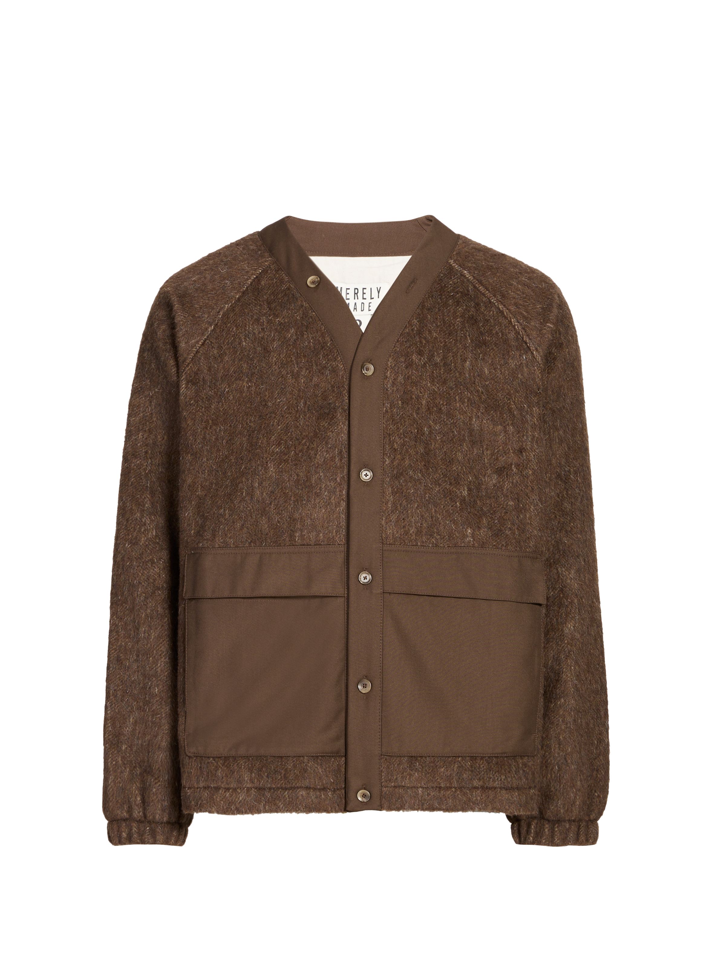 Mixed wool cardigan MERELY MADE Brown
