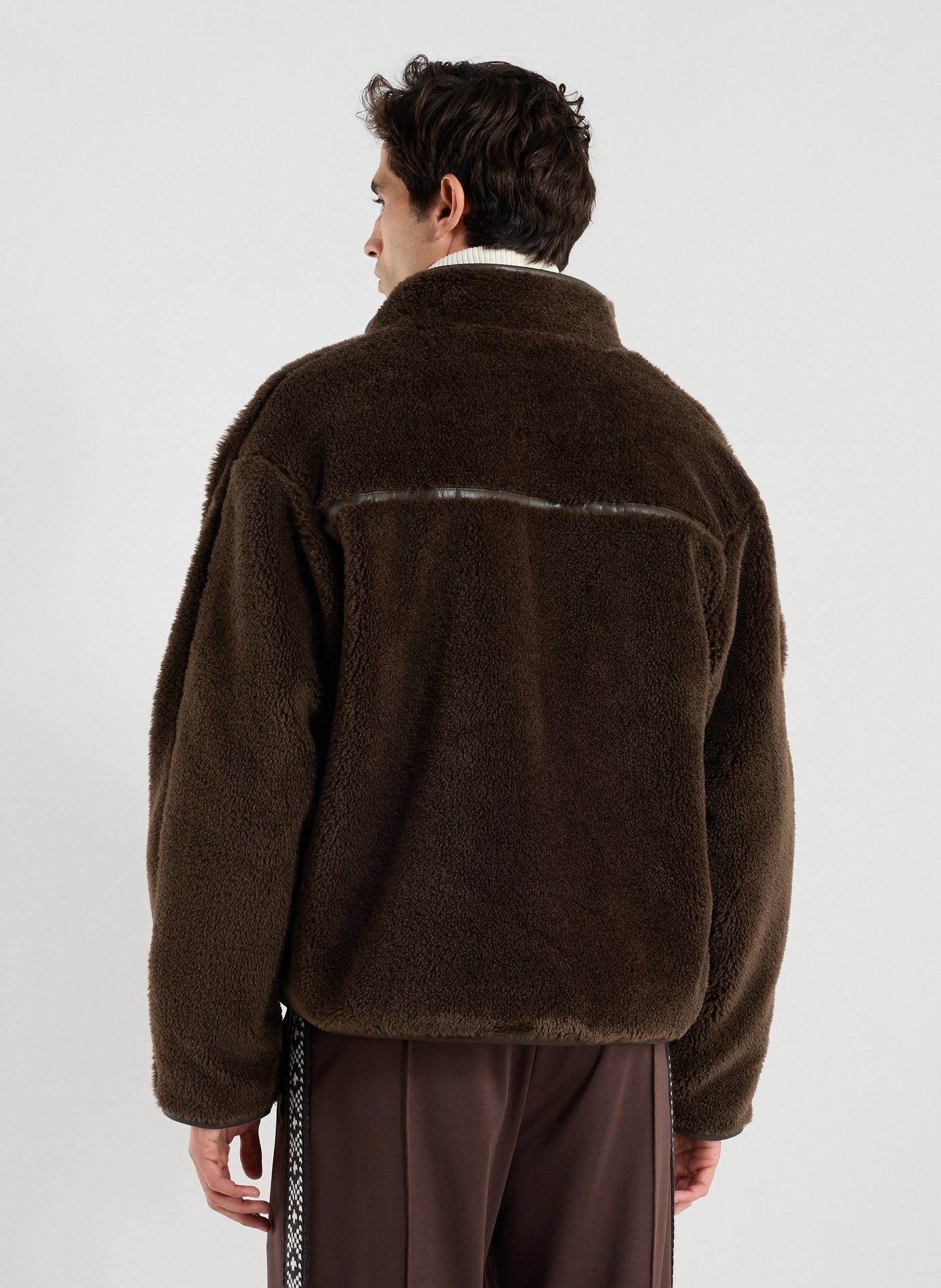 Fluffy sweatshirt CALEB Brown