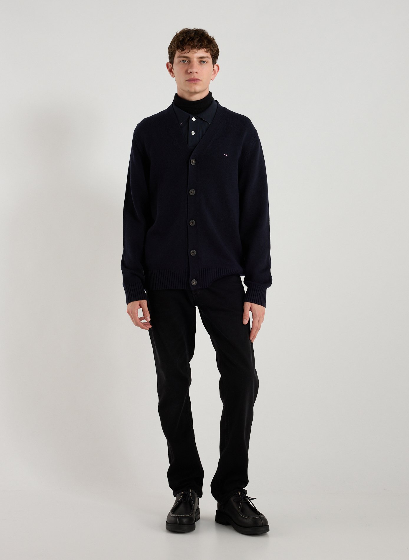 Cropped cardigan EDEN PARK Blue