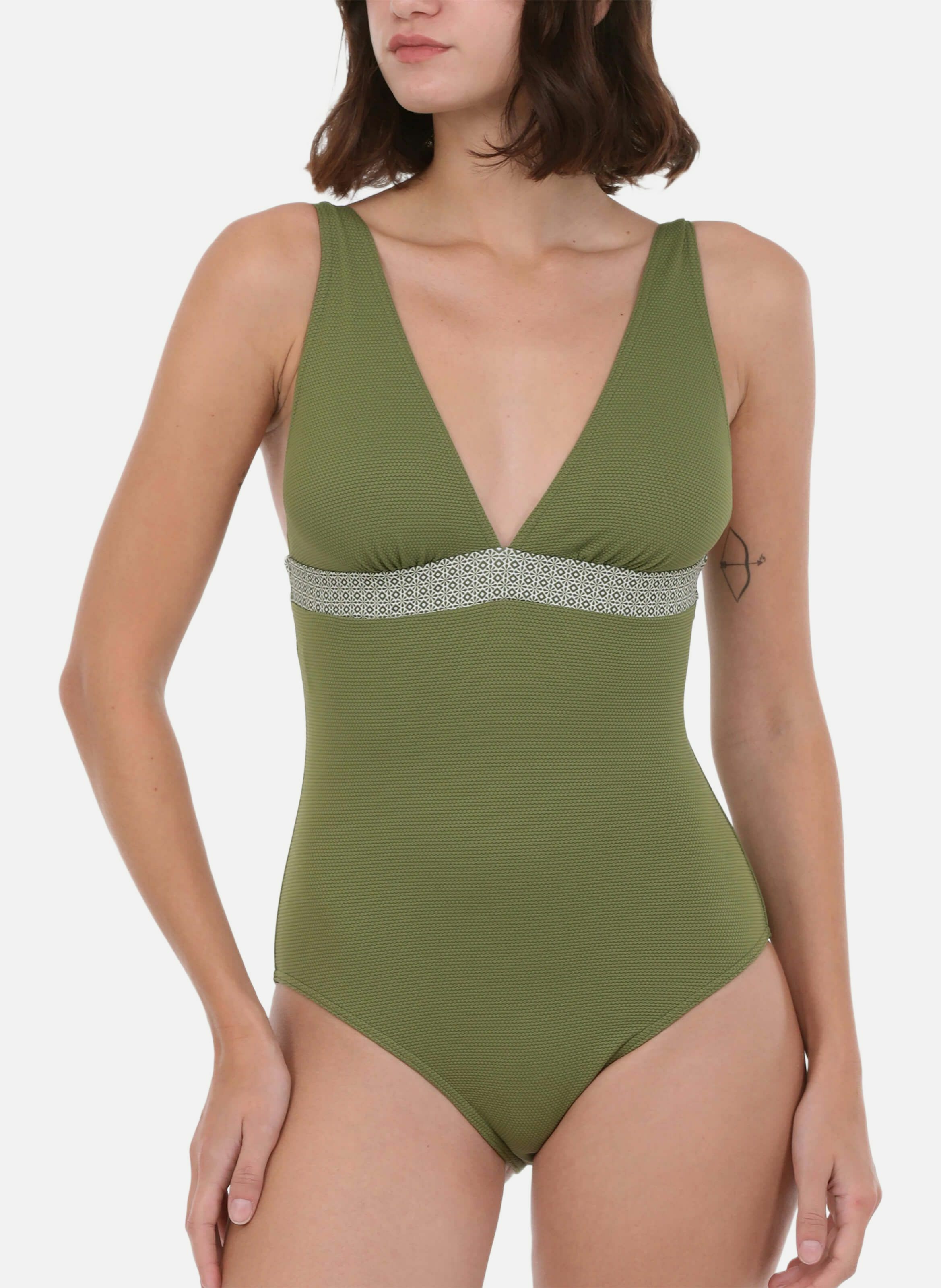 Maillot de bain une pièce   green olive GILI'S Vert