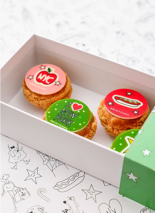 choux crème patisserie noel