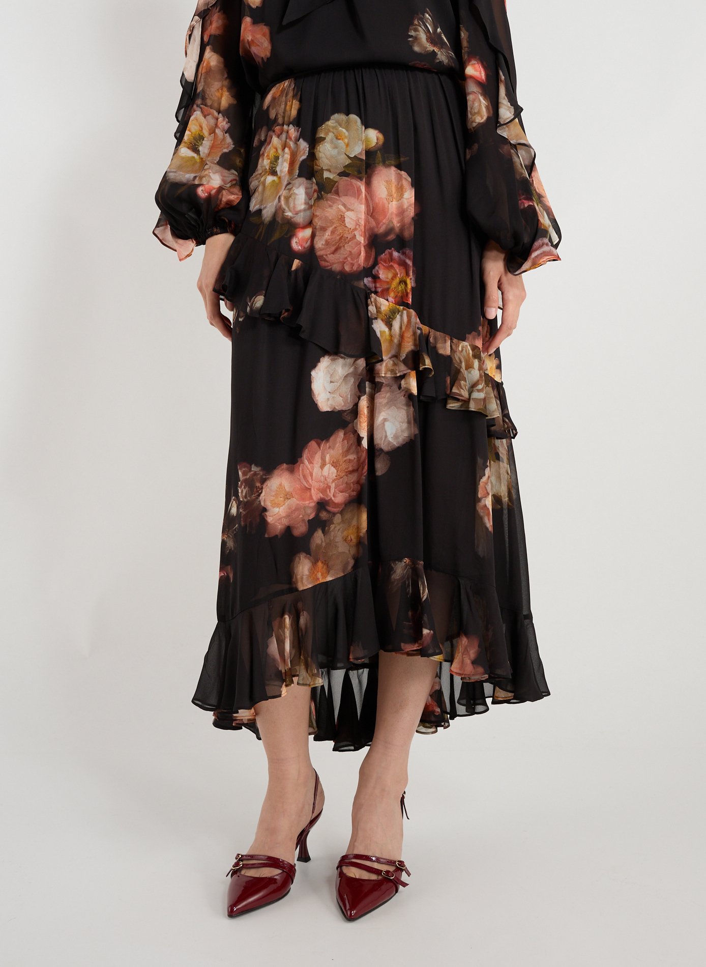 ZIMMERMANN Jupe Hypnotic à motif floral  Multicolore